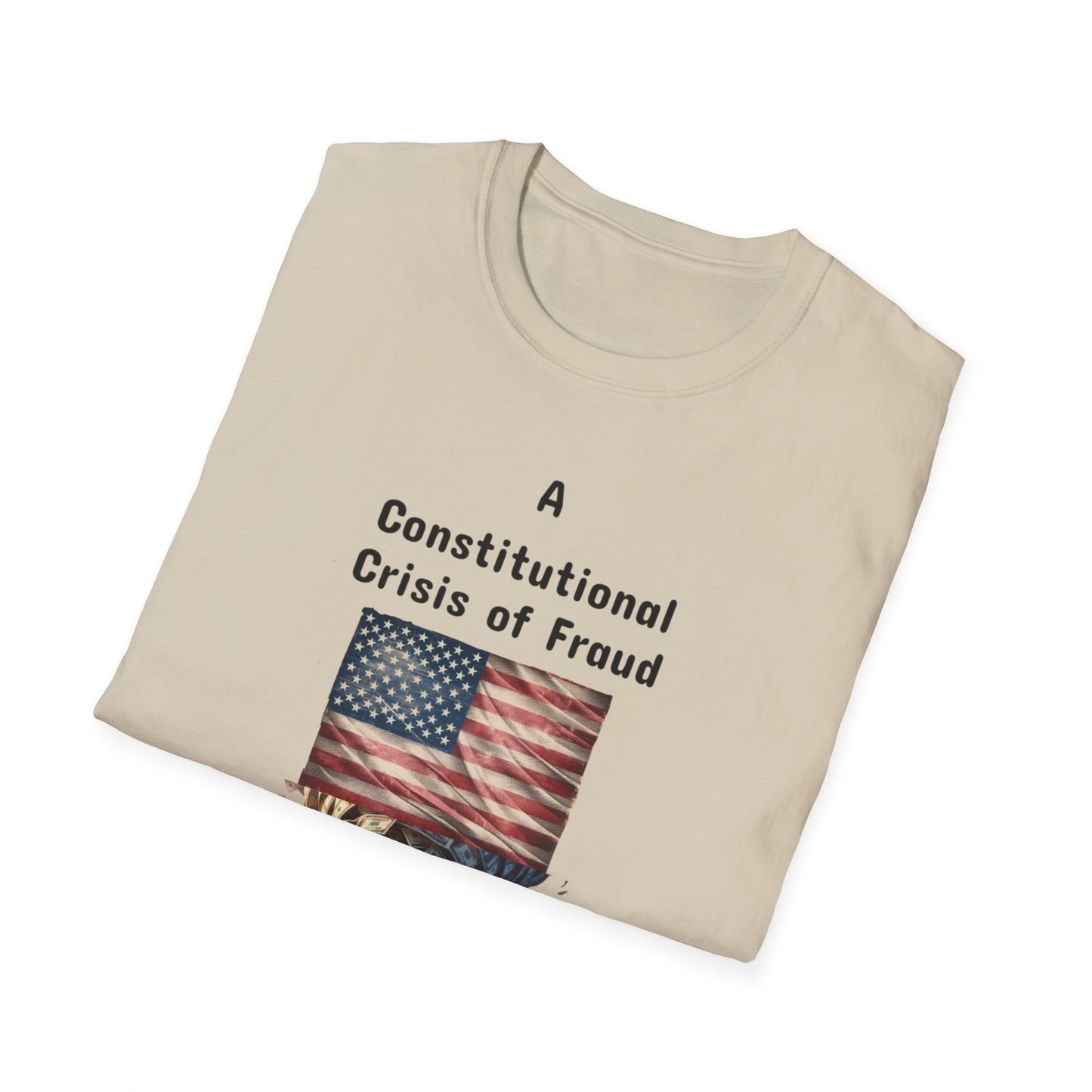 Constitutional Crisis of Fraud, Unisex Softstyle T-Shirt - Psychonaut Swag