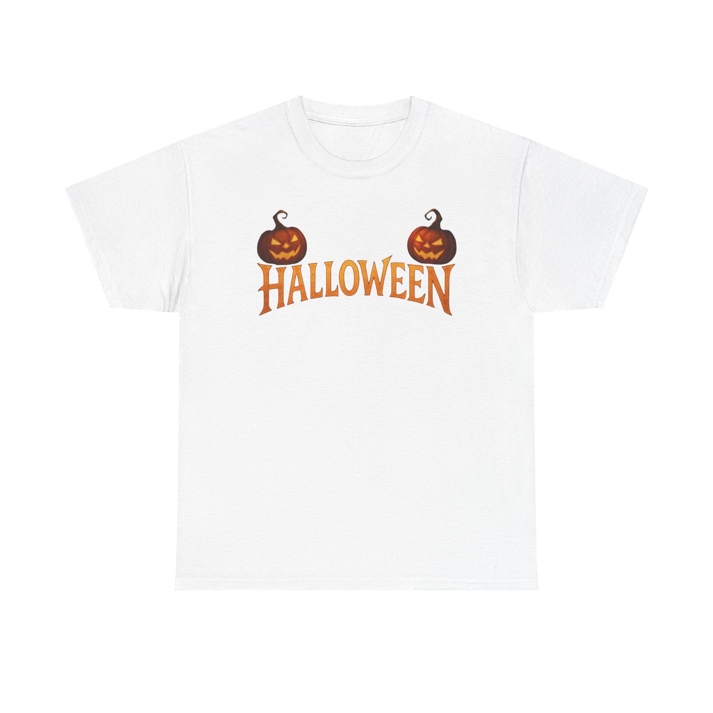 Halloween Pumpkin Graphic Tee, Unisex Cotton T-Shirt, Fall Fashion, Halloween Costume, Trick or Treat Shirt