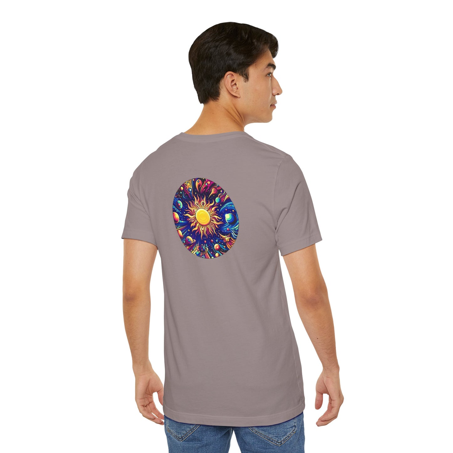 Psychonaut Staple solar system, Unisex Jersey Short Sleeve Tee