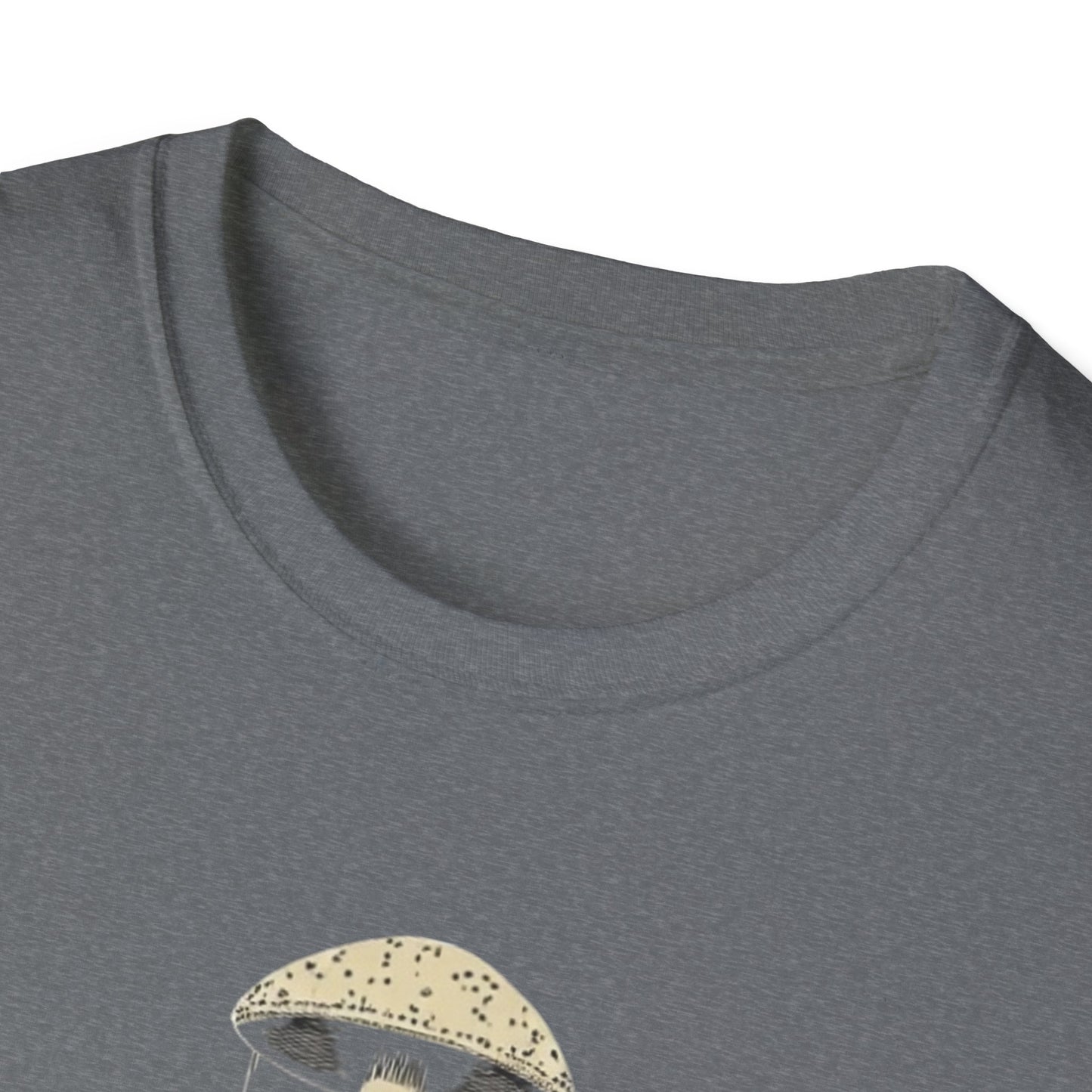 Ego Death Club Mushroom, T-Shirt, Unisex Softstyle Tee, Casual Wear, Gift for Friends, Unique Graphic Shirt - Psychonaut Swag