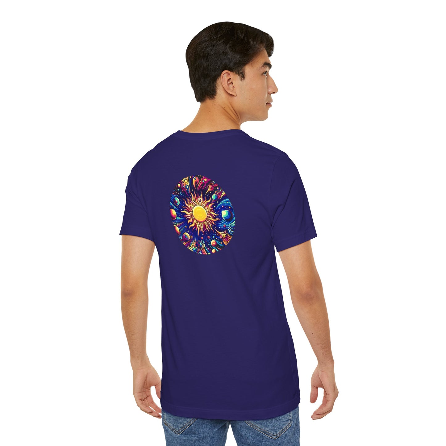 Psychonaut Staple solar system, Unisex Jersey Short Sleeve Tee - Psychonaut Swag