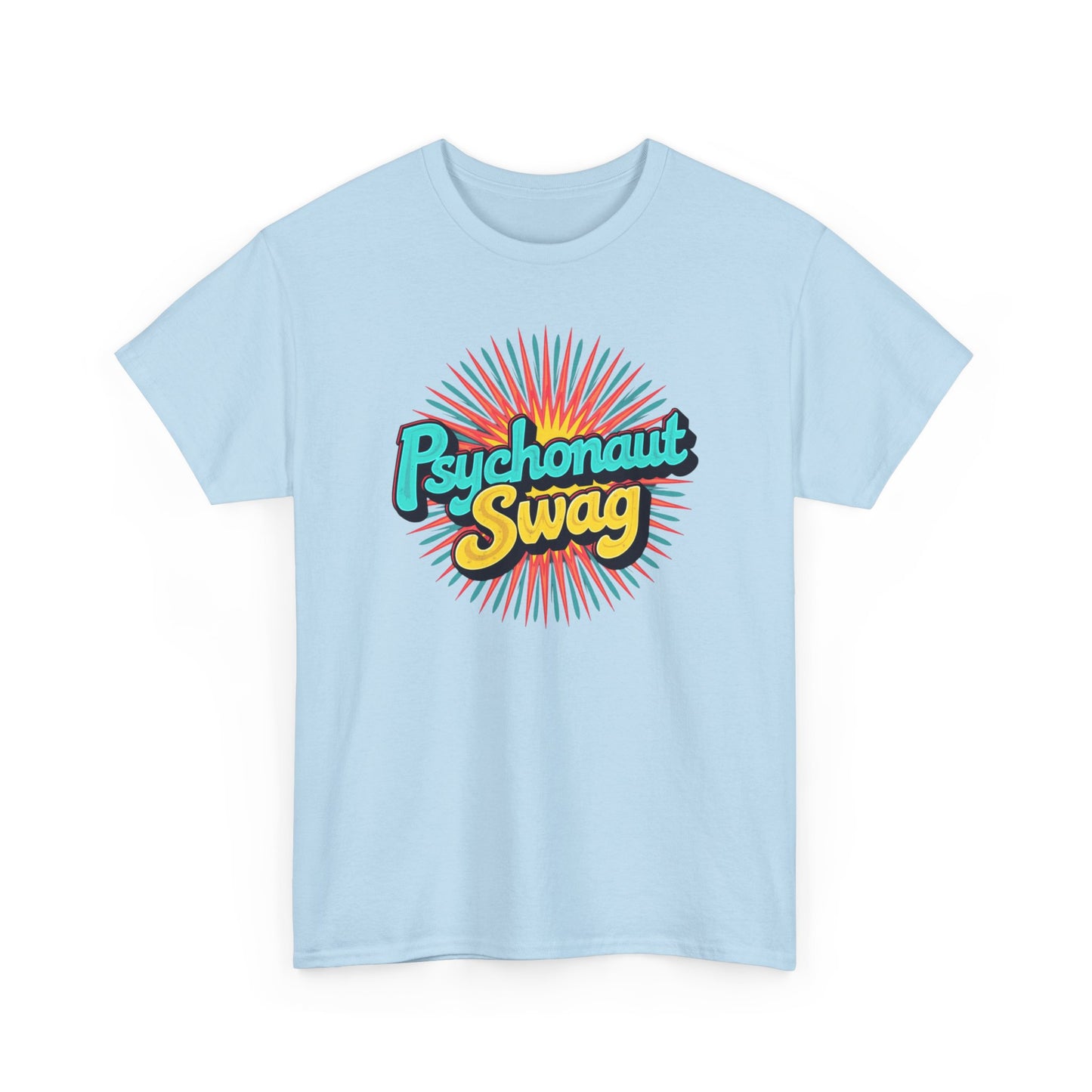 Psychonaut Swag, Atom light Tee, Psychedelic Graphic Tee, Unisex Heavy Cotton Tee, Casual Wear, Music Festival Shirt, Gift for Stoners, Vintage Style T-Shirt - Psychonaut Swag