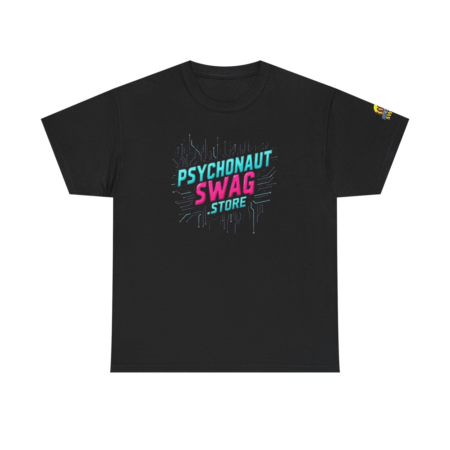 Psychonaut Swag, Human Billboard, Unisex Heavy Cotton Tee