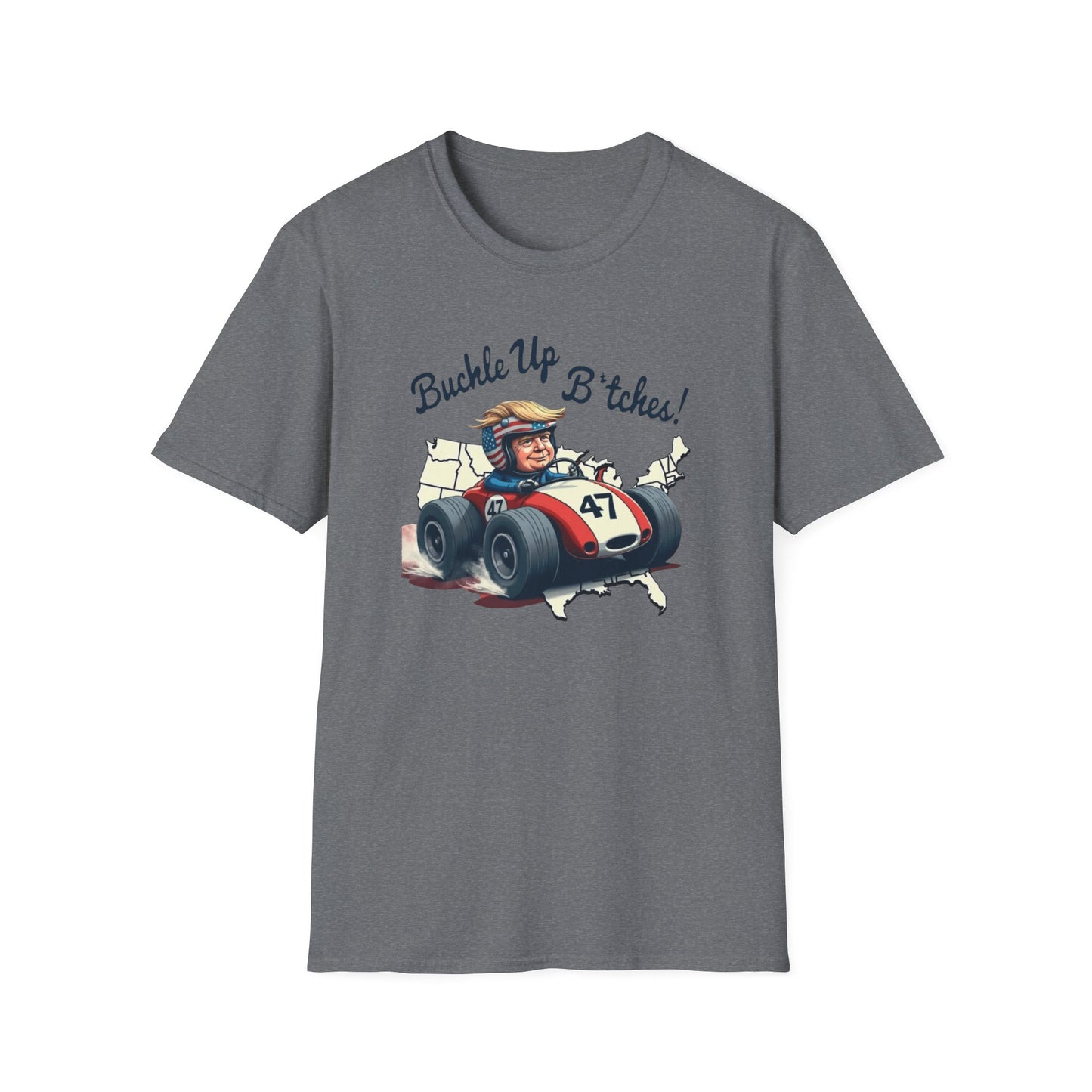 Buckle Up B*tches Unisex T-Shirt, Funny Graphic Tee, Racing Enthusiast Gift, Casual Wear, Birthday Apparel - Psychonaut Swag