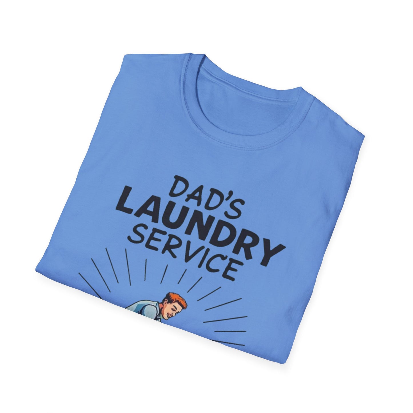 Dad's Laundry Service T-Shirt, Funny Gift for Dads, Unisex Humor Tee, Laundry Day Shirt, Father's Day Gift, Everyday Wear - Psychonaut Swag
