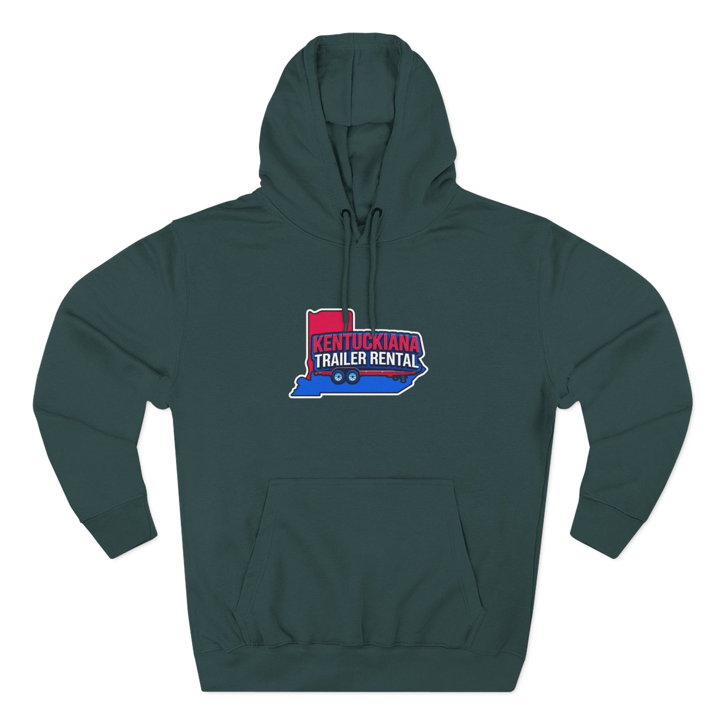 Kentuckiana Trailer Rental Hoodie | Cozy Casual Wear, Perfect for Road Trips, Gift for Outdoor Enthusiasts, Iconic Travel Style
