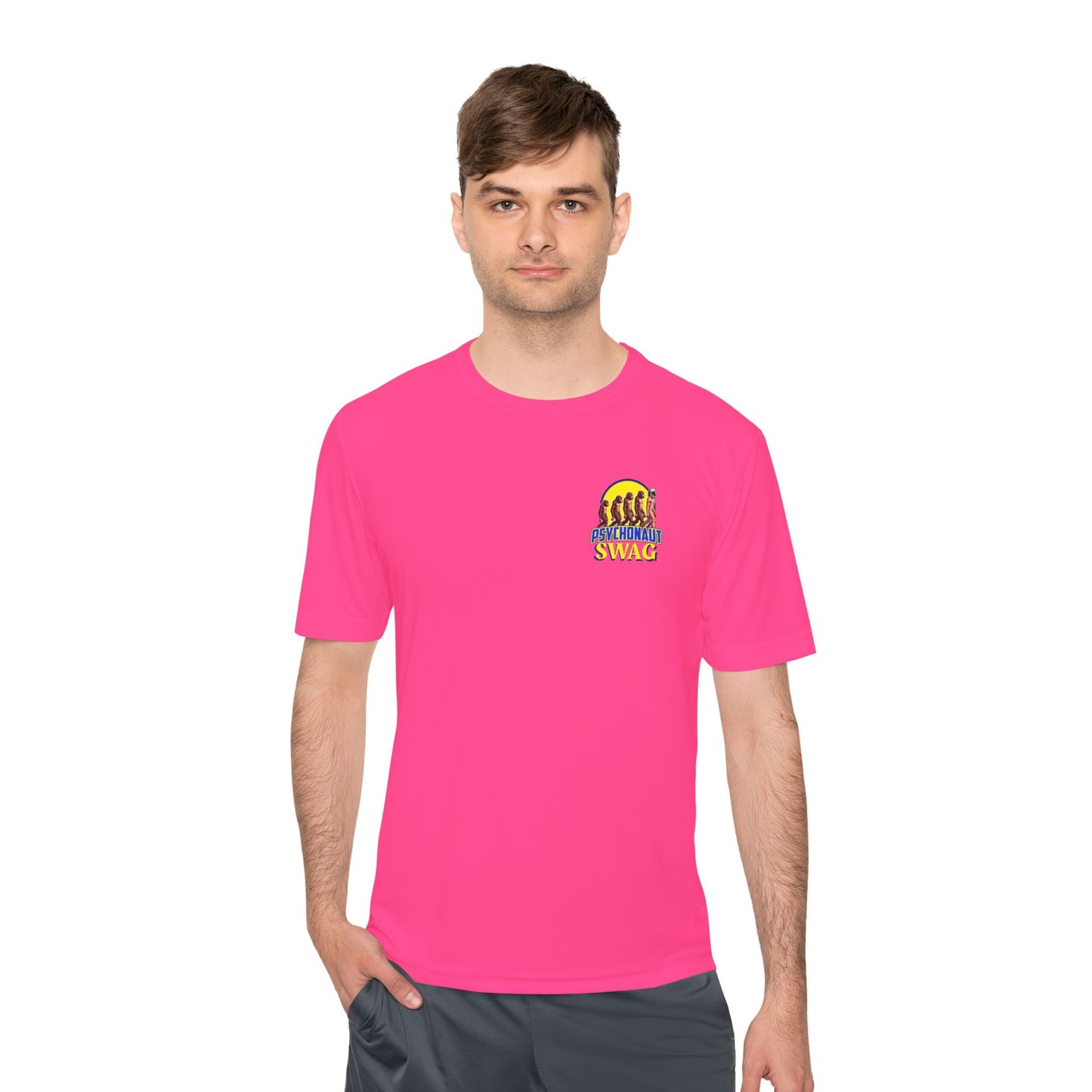 Psychonaut Swag, Small Biz, Unisex Moisture Wicking Tee, Workout Shirt, Gift for Car Enthusiasts, Casual Wear, Summer Activewear