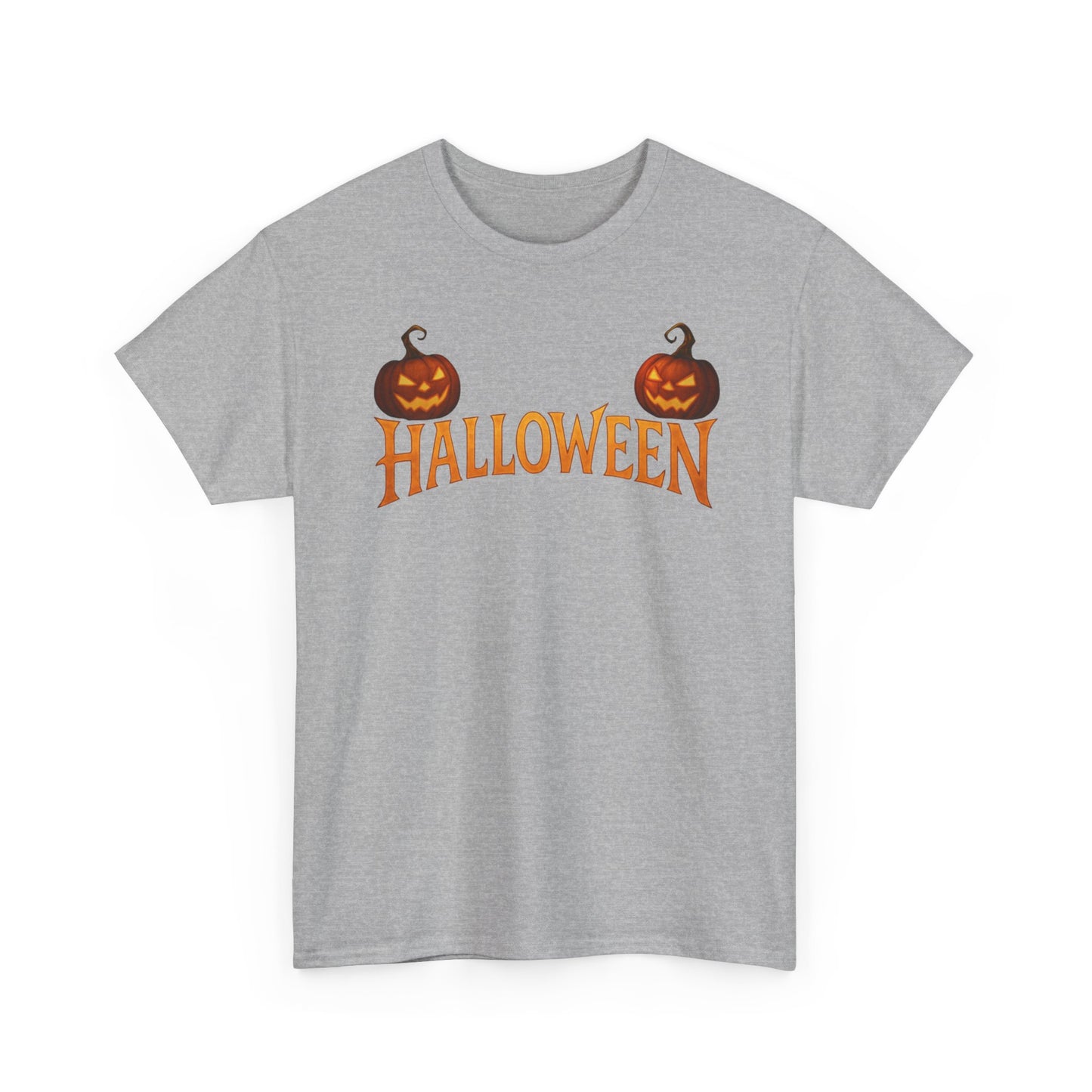 Halloween Pumpkin Graphic Tee, Unisex Cotton T-Shirt, Fall Fashion, Halloween Costume, Trick or Treat Shirt