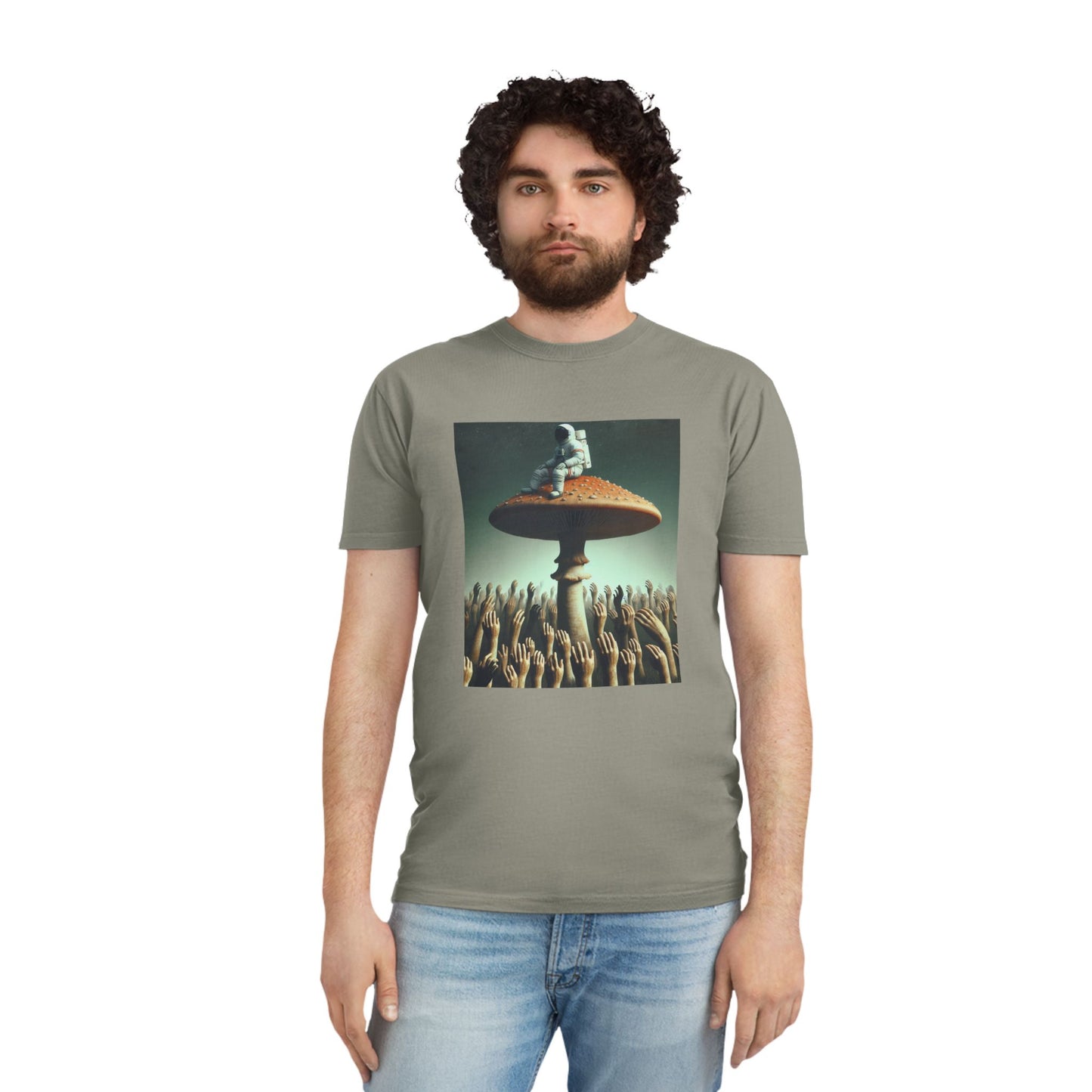 T-Shirt Psychedelic Explorer Unisex Faded Shirt - Psychonaut Swag