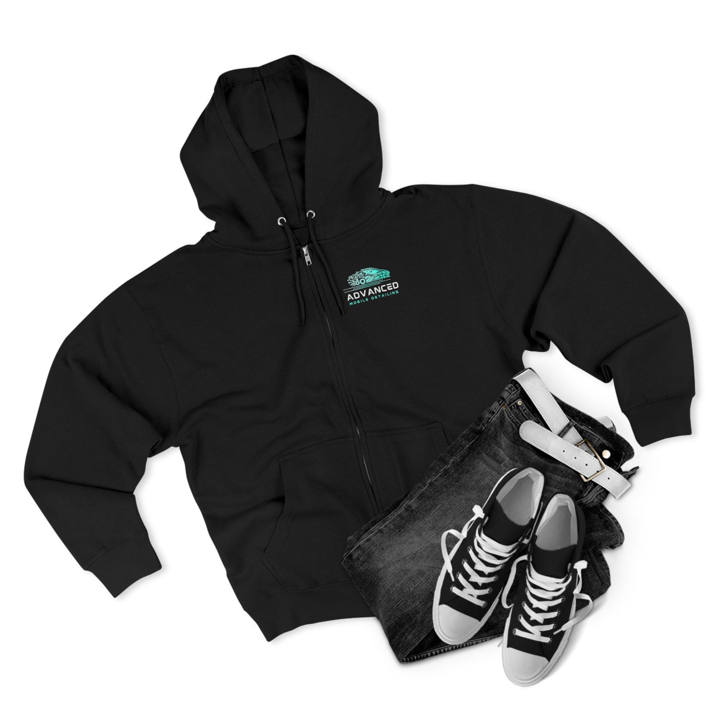 Advanced Mobile zip-up, Exploration Unisex Zip Hoodie, Cozy Zip Up, Casual Wear, Gift for Adventurers, Travel Enthusiasts