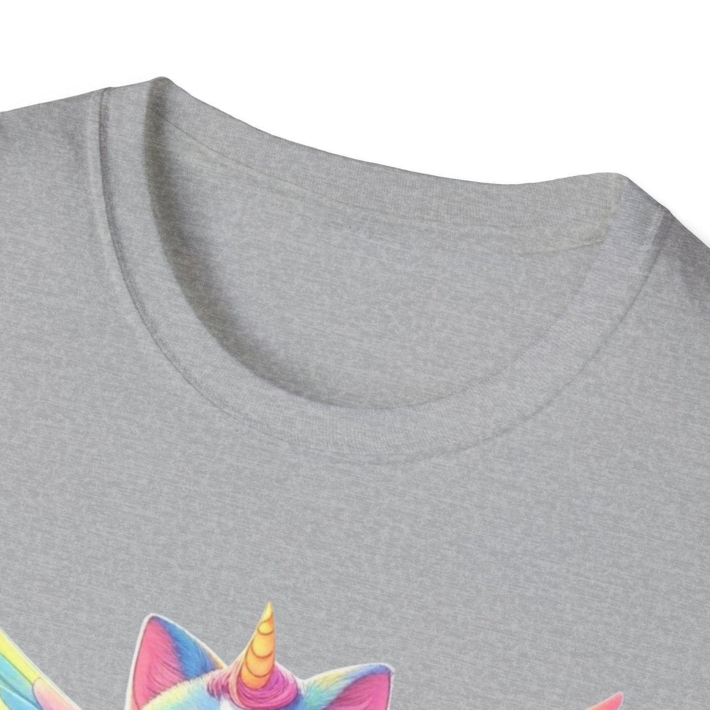 Flying Catacorn, T-Shirt - Cute Flying Feline Unicorn Design - Psychonaut Swag