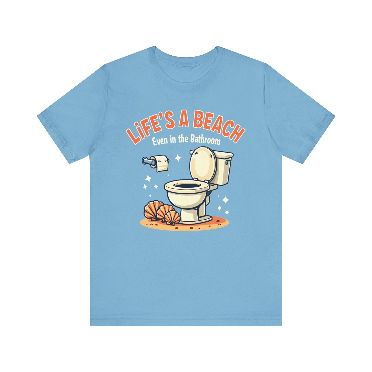 Life's a Beach, Unisex Short Sleeve Shirt - Psychonaut Swag