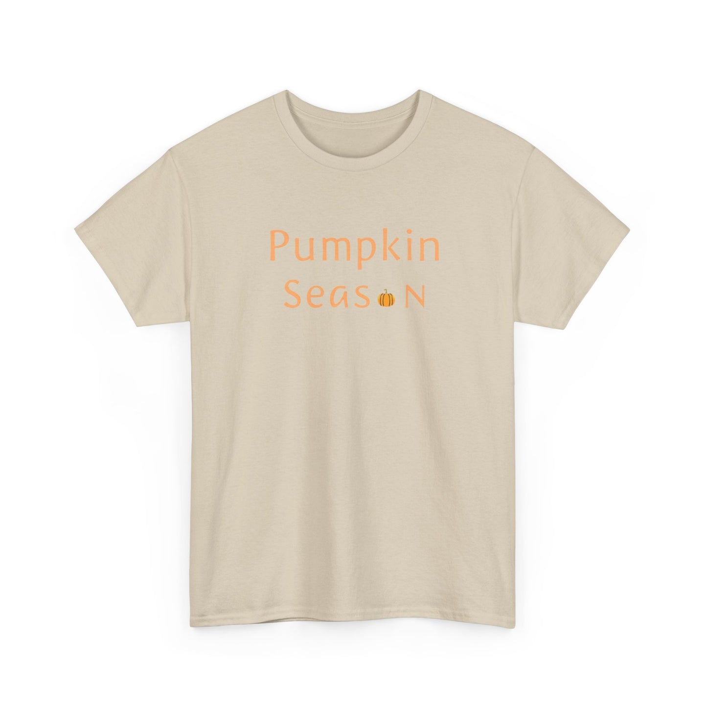 Pumpkin Season Unisex Heavy Cotton Tee, Fall Apparel, Halloween Shirt, Thanksgiving Tee, Cozy Autumn Fashion, Seasonal Wear