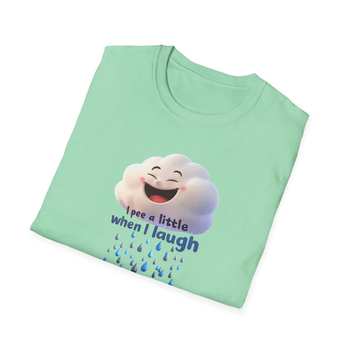 Cloud Laughing Causes Rains, Unisex Softstyle T-Shirt