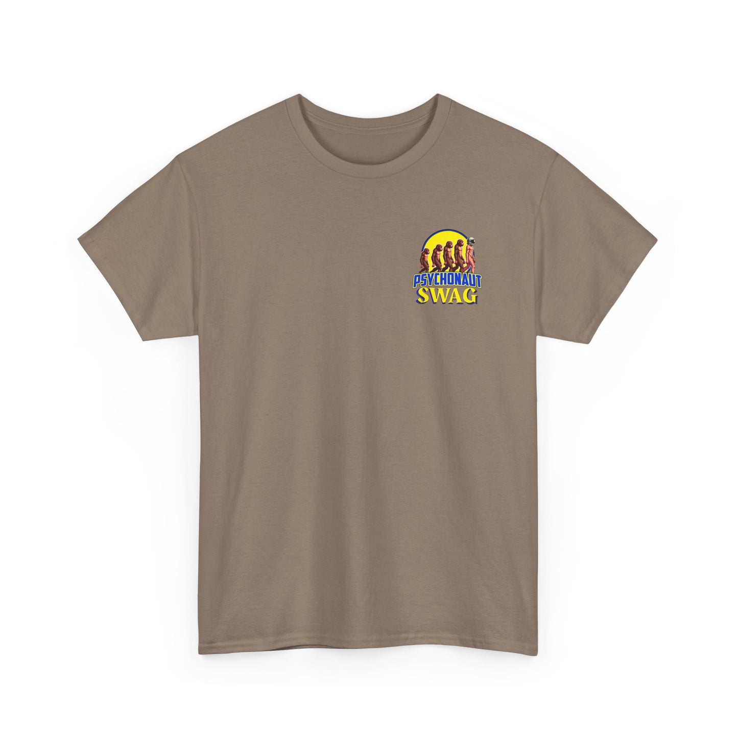 Colorful Retro Style Unisex Heavy Cotton Tee, Graphic Tee, Casual Wear, Gift Idea, Summer Fashion, Festival Outfit - Psychonaut Swag