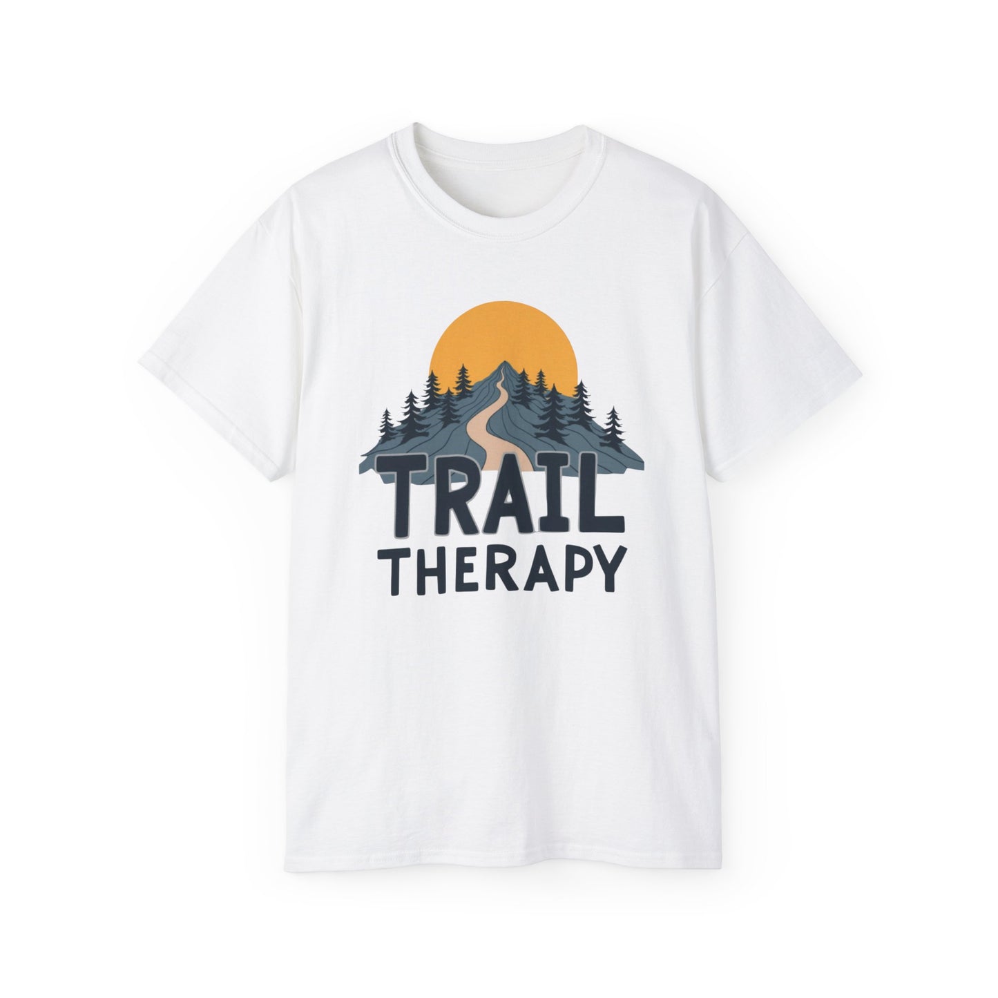 Trail Therapy Unisex Ultra Cotton Tee | Outdoor Lover Gift, Adventure Shirt, Nature Tee, Hiking Apparel, Relaxation Wear - Psychonaut Swag