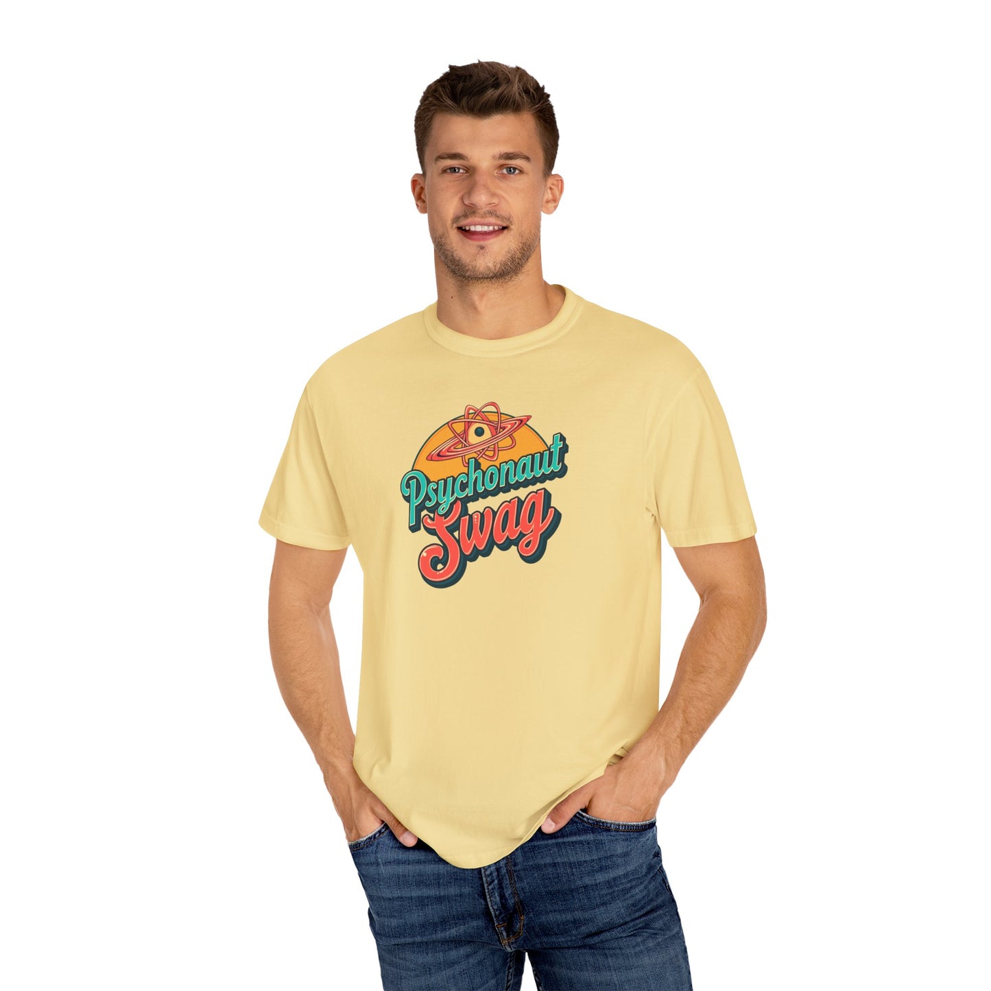 Psychonaut Swag, Atom tee shirt, Psychedelic T-Shirt | Retro Psychonaut Swag Tee | Unique Gift for Festival Lovers, Casual Wear, Art Enthusiasts, Unisex Apparel - Psychonaut Swag