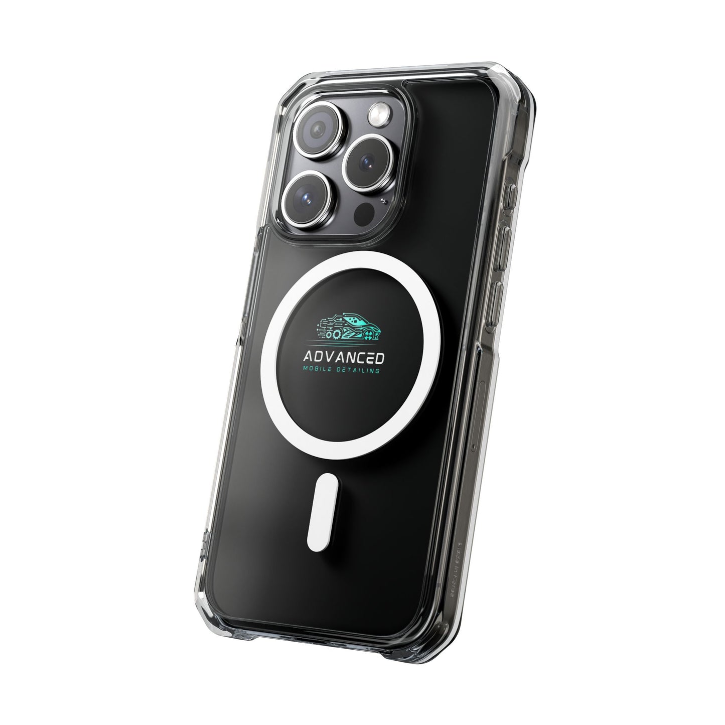 Advanced Mobile Detailing, Phone Case for Car Enthusiasts, Clear Protective Shell, Advanced Mobile Detailing, Customizable Gift, Stylish Phone Accessory