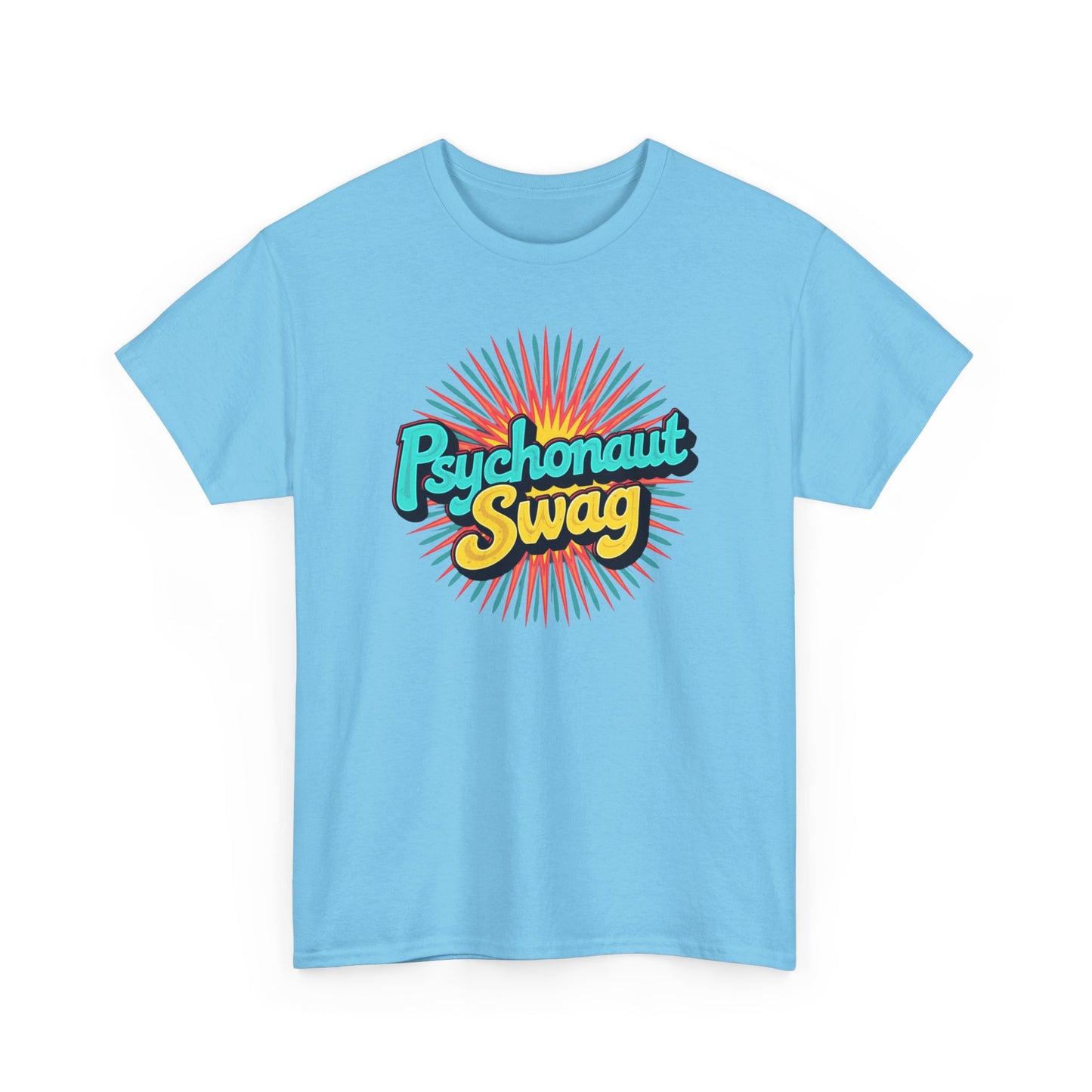 Psychonaut Swag, Atom light Tee, Psychedelic Graphic Tee, Unisex Heavy Cotton Tee, Casual Wear, Music Festival Shirt, Gift for Stoners, Vintage Style T-Shirt - Psychonaut Swag