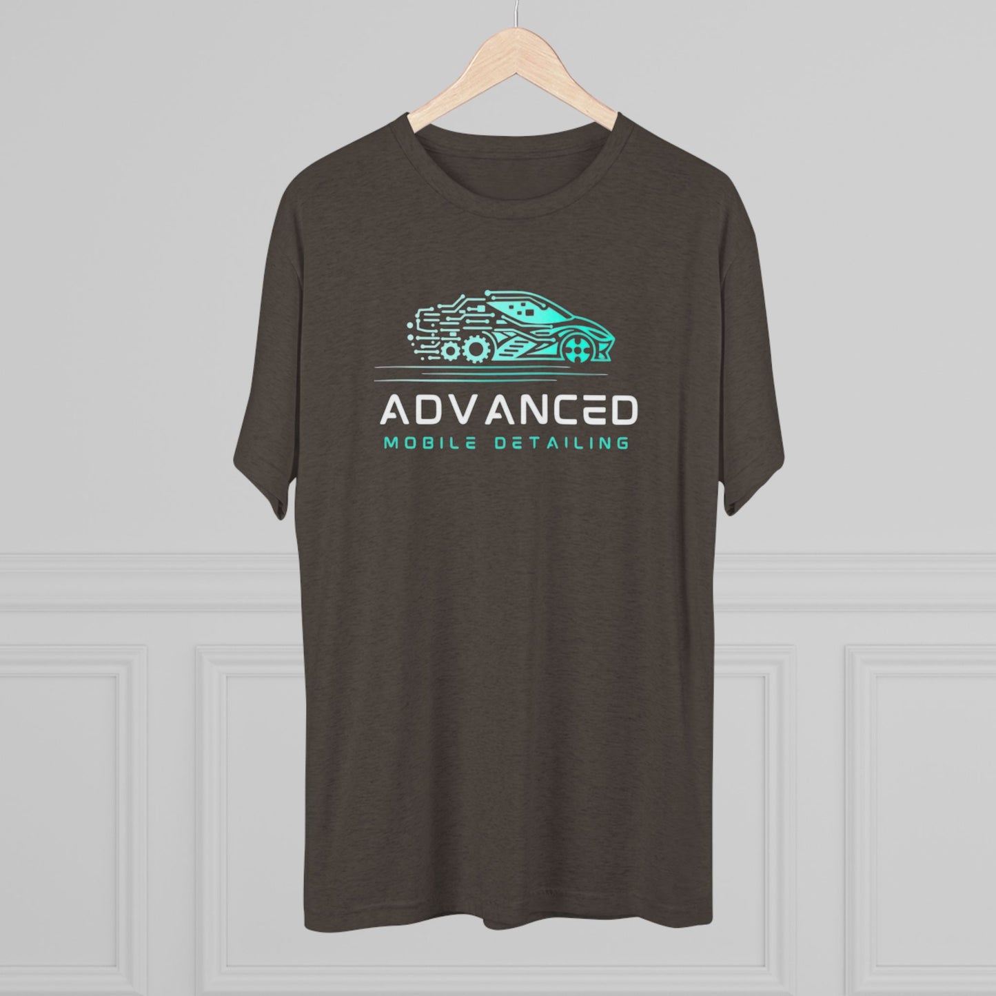 Advanced Mobile Detailing, Tri-blend, Tee | Car Enthusiast T-Shirt, Custom Auto Care Shirt, Gift for Car Lovers, Unique Vehicle Detailing Apparel