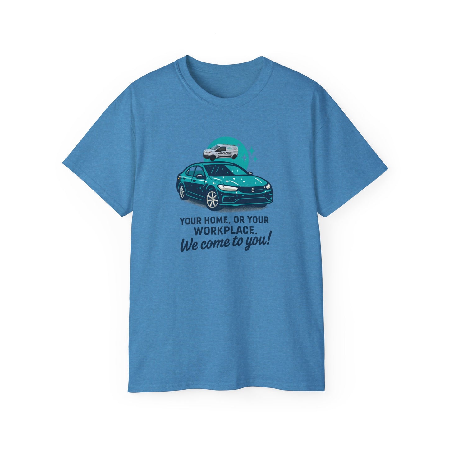 Advanced Car Service Humor Tee, Funny T-Shirt for Mechanics, Auto Enthusiasts, Gift for Dad, Car Lover Apparel, Perfect for Birthdays