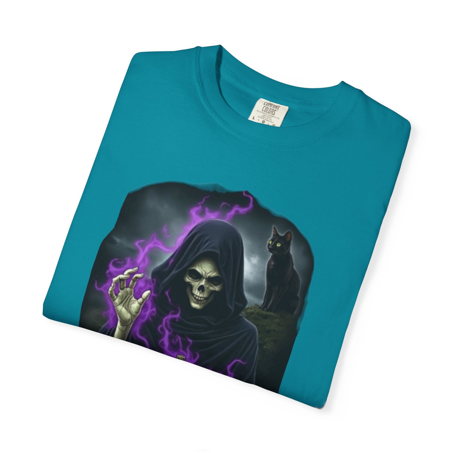 Spooky Halloween T-Shirt, Unisex Garment-Dyed Tee, Trick or Treat Shirt, Fall Fashion, Halloween Costume, Gift for Halloween Lovers