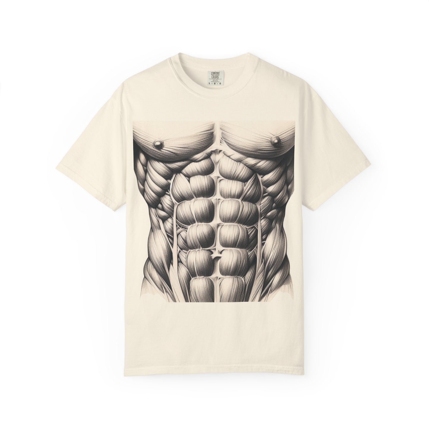 Built different, 12-pack abs, Unisex Garment-Dyed T-shirt - Psychonaut Swag