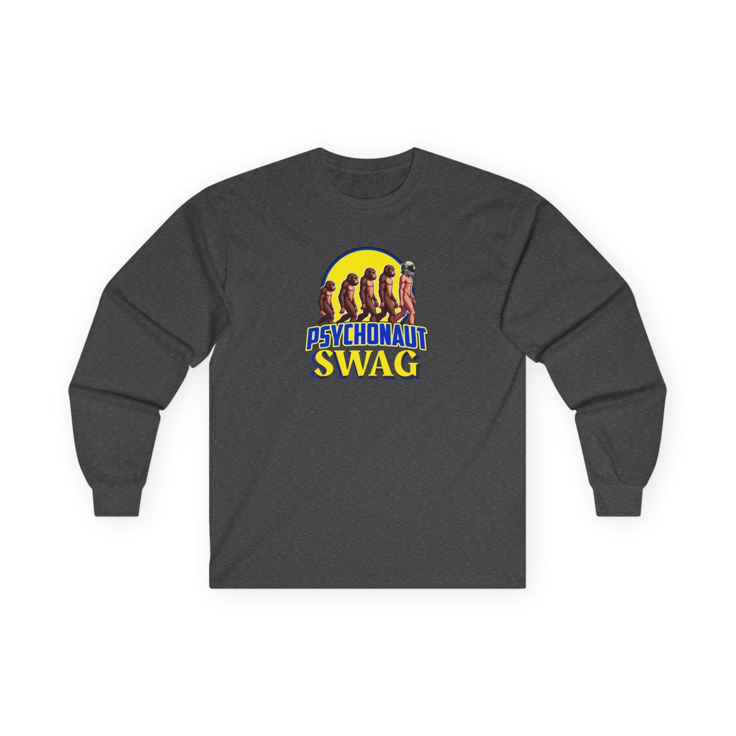 Psychonaut swag, small biz Long Sleeve Tee - Unisex Cotton Shirt for Festival Vibes, Casual Wear, Gift for Music Lovers, Streetwear, Retro Style