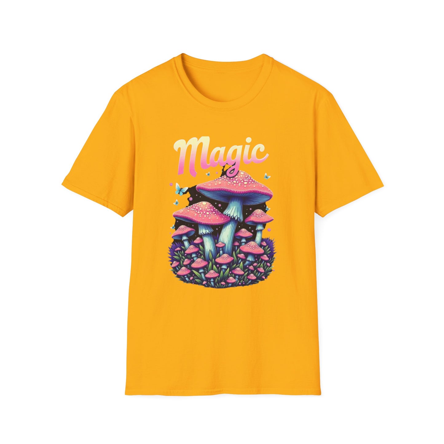 Magic Mushroom Unisex T-Shirt, Psychedelic Tee, Nature Lovers Gift, Trendy Graphic Shirt, Festival Wear, Eco-Friendly Apparel - Psychonaut Swag