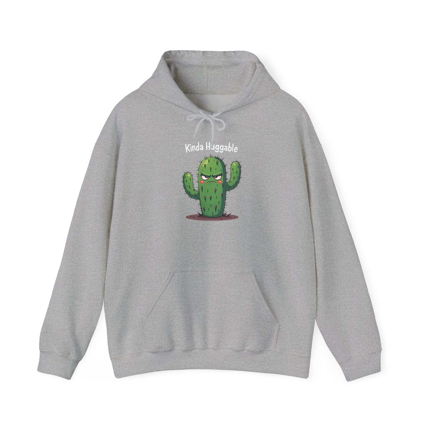 Kinda Huggable, Unisex Heavy Blend Sweatshirt, Comfy Gift, Funny Plant Lover Apparel, Perfect for Casual Outings, Spring Celebration - Psychonaut Swag