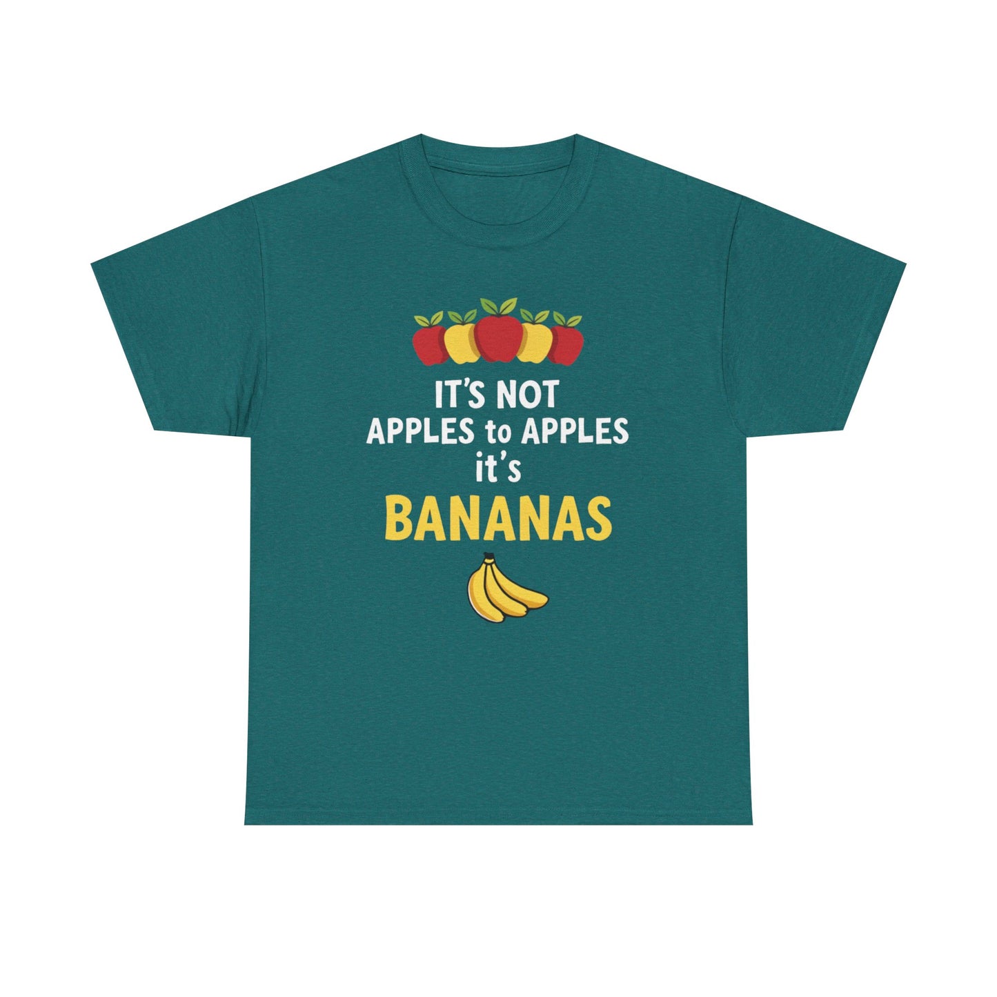 Funny Banana T-Shirt: It's Not Apples to Apples, Cute Graphic Tee for Food Lovers, Gift for Birthdays, Casual Wear, Humor Shirt - Psychonaut Swag