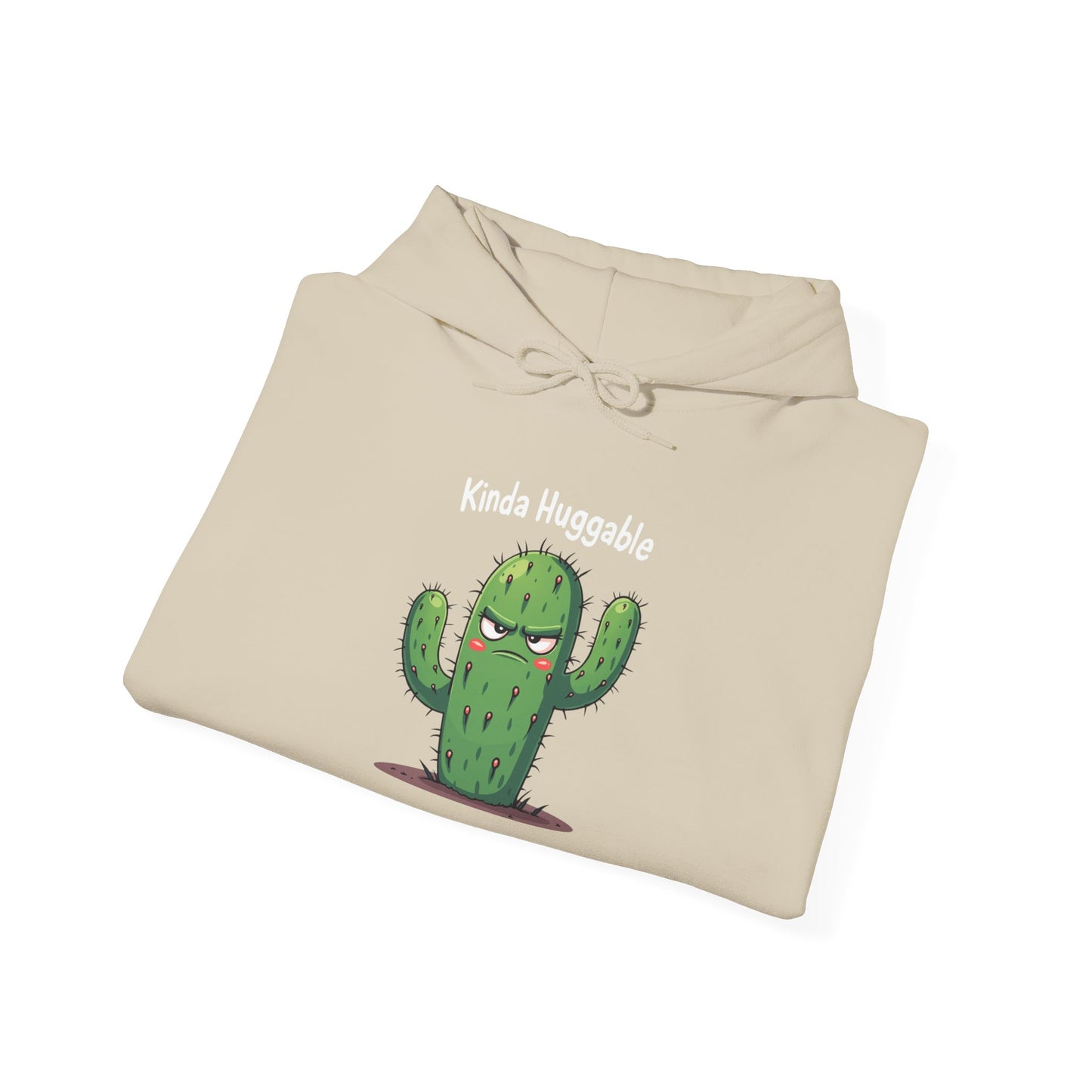 Kinda Huggable, Unisex Heavy Blend Sweatshirt, Comfy Gift, Funny Plant Lover Apparel, Perfect for Casual Outings, Spring Celebration - Psychonaut Swag