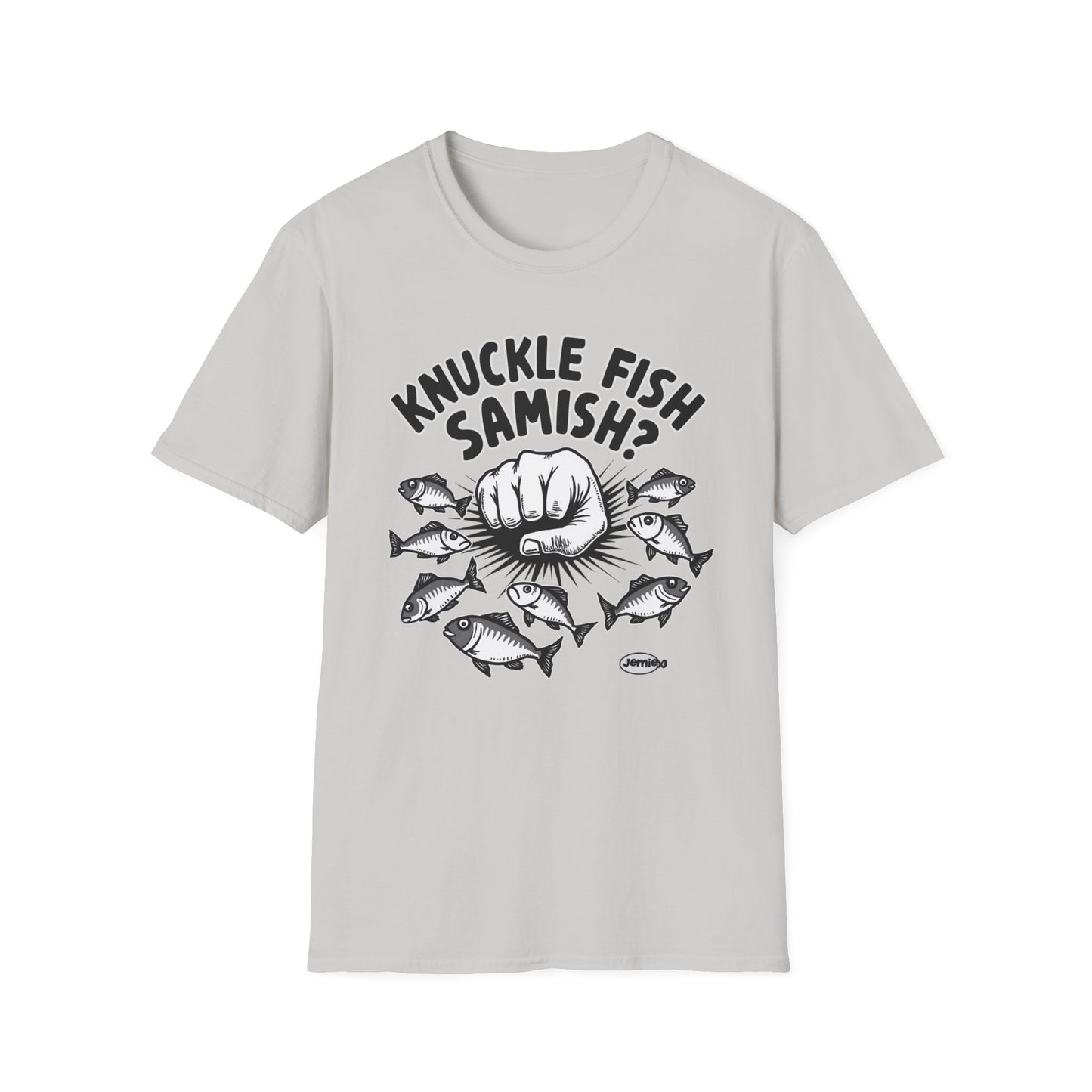 Knuckle Fish Samish, T-Shirt, Perfect for Anglers, Gift for Fishermen, Casual Wear, Outdoor Activities, Humor Shirt