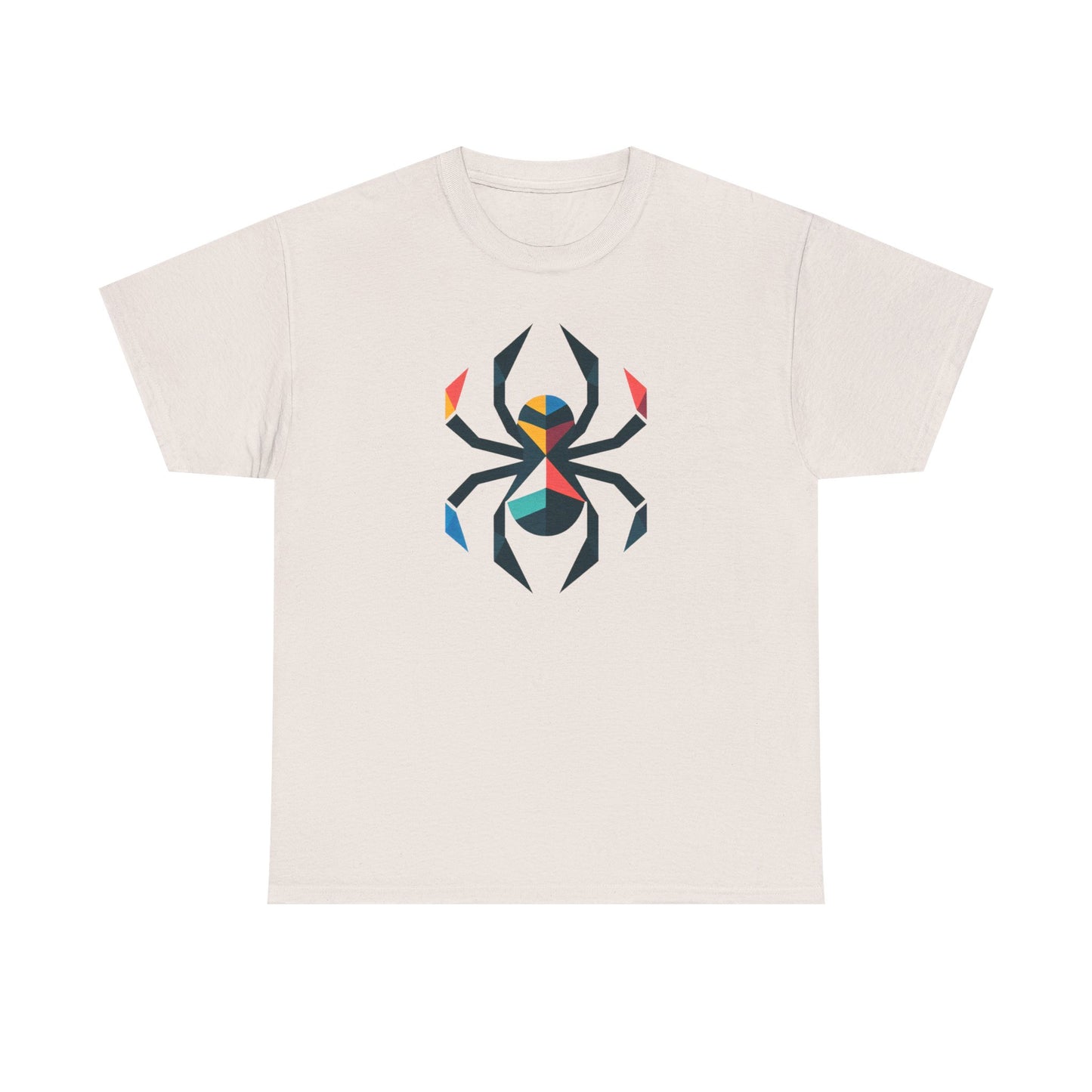 Colorful Spider, Graphic Unisex Heavy Cotton Tee - Psychonaut Swag