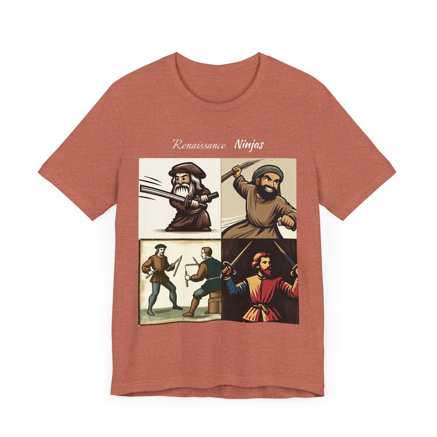 Renaissance Ninjas, Unisex Jersey Short Sleeve Tee - Psychonaut Swag