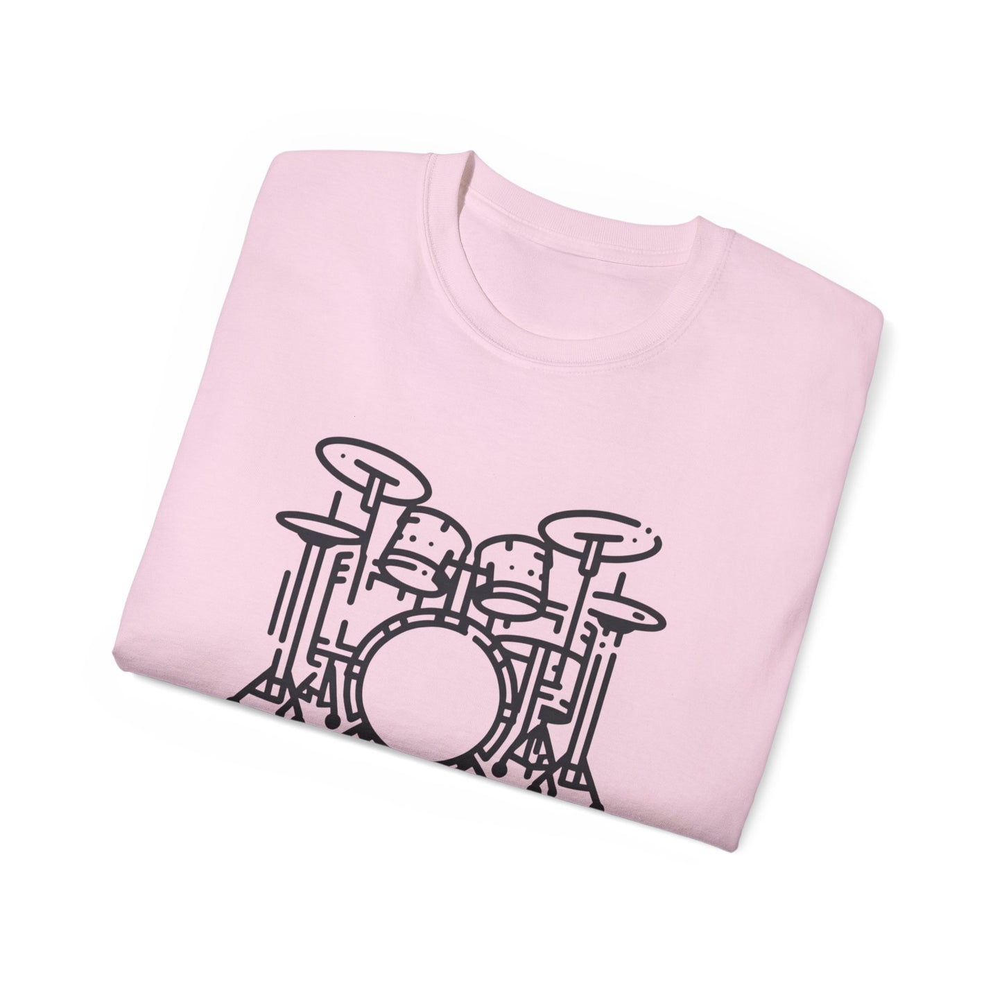 Drum-A-Diddle, Drumset Paradiddle, Unisex Ultra Cotton Tee - Psychonaut Swag