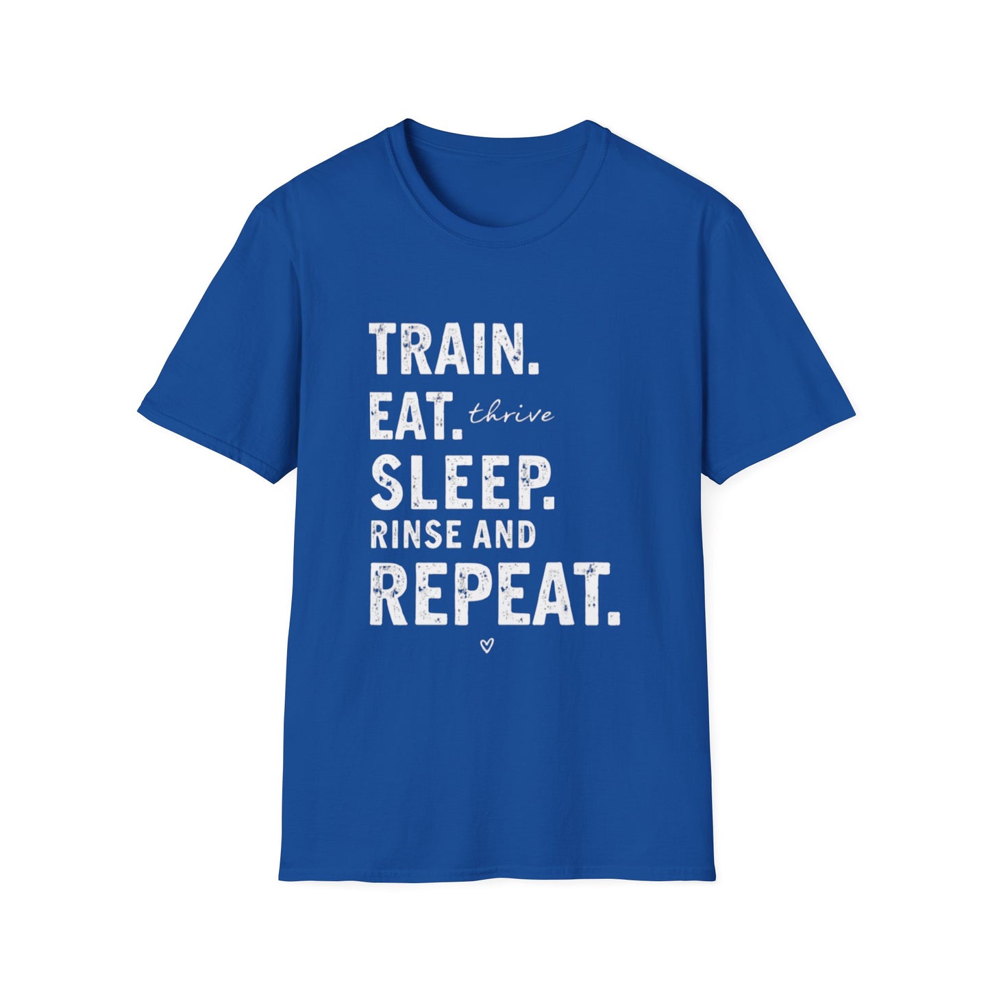 Train Eat Sleep Repeat T-Shirt, Fitness Apparel, Gym Wear, Motivational Shirt, Casual Unisex Tee - Psychonaut Swag