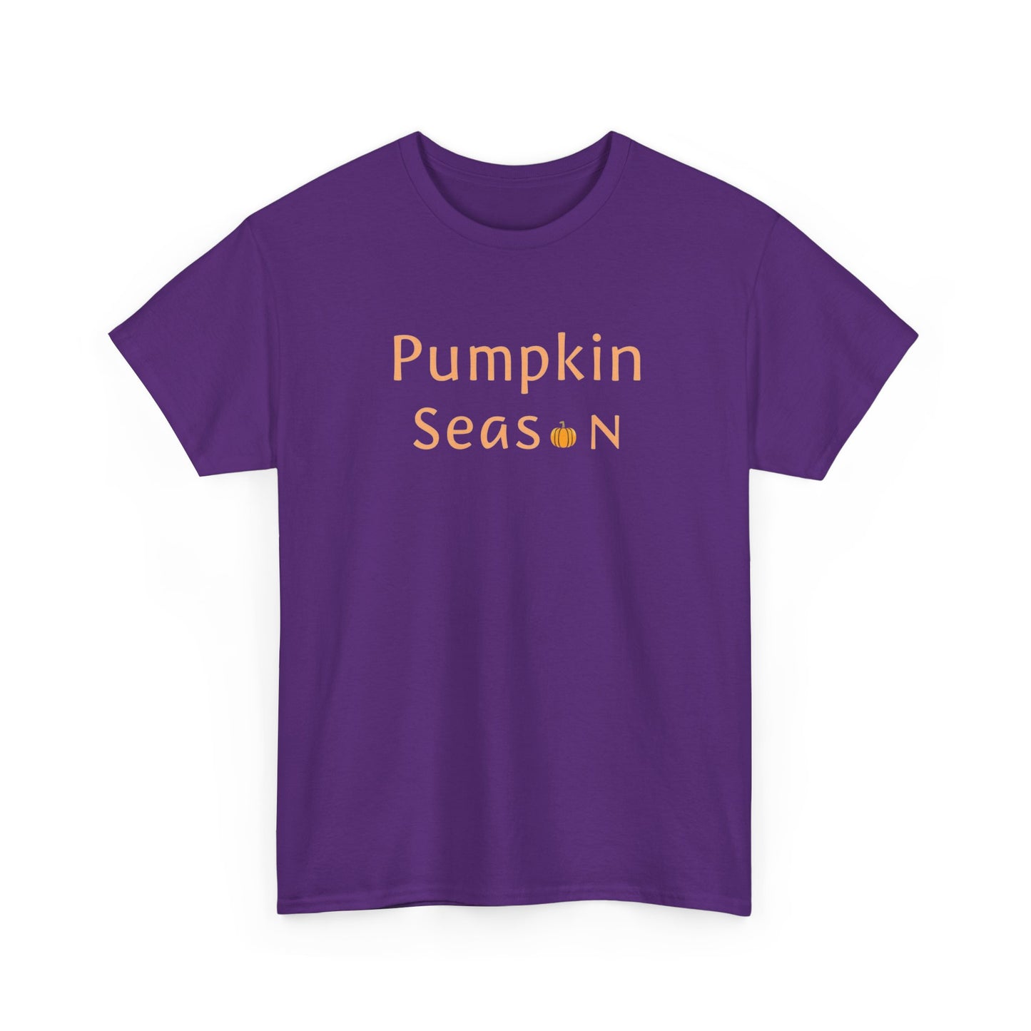 Pumpkin Season Unisex Heavy Cotton Tee, Fall Apparel, Halloween Shirt, Thanksgiving Tee, Cozy Autumn Fashion, Seasonal Wear