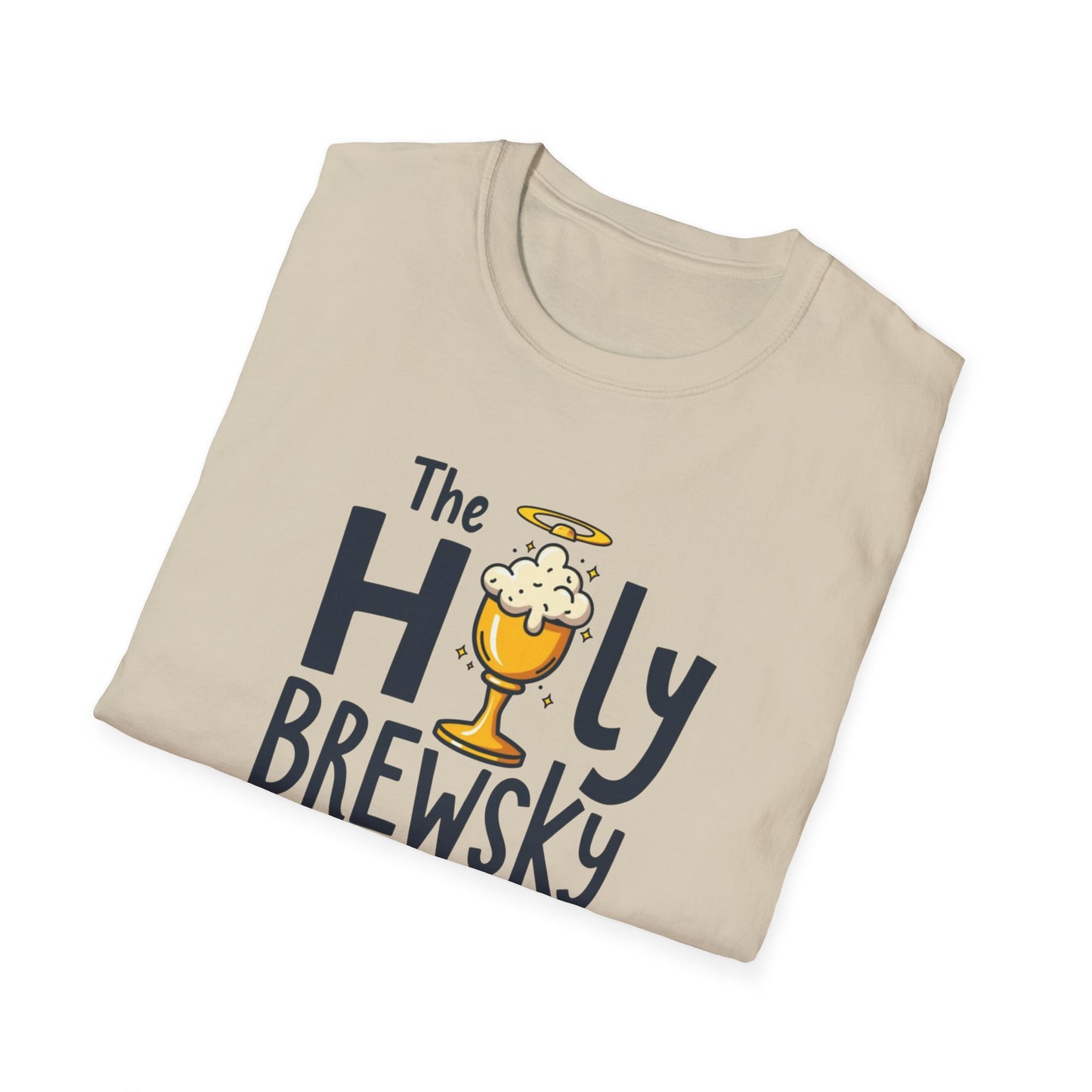 Holy Brewski Unisex T-Shirt, Funny Beer Tee, Gift for Beer Lovers, Party Shirt, Casual Wear, Birthday Gift - Psychonaut Swag