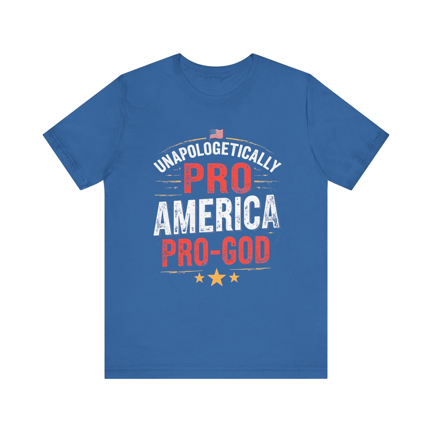 Pro-America Pro-God Tee - Patriotic Jersey T-Shirt - Psychonaut Swag