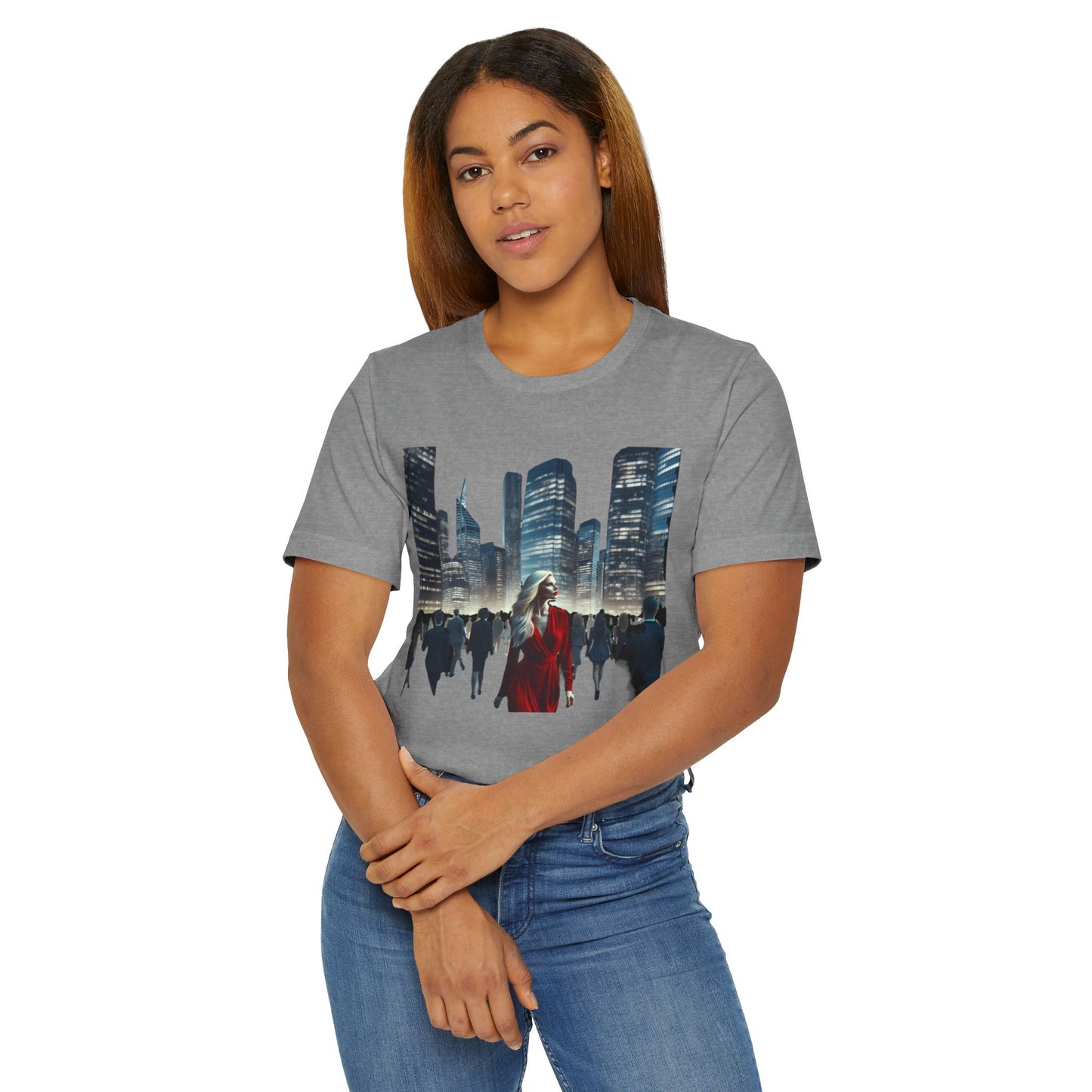 Lady in Red Unisex Jersey T-Shirt - Psychonaut Swag