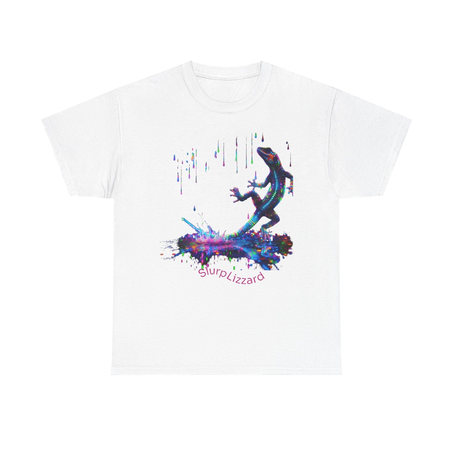 Slurp Lizzard, Unisex Heavy Cotton Tee - Psychonaut Swag
