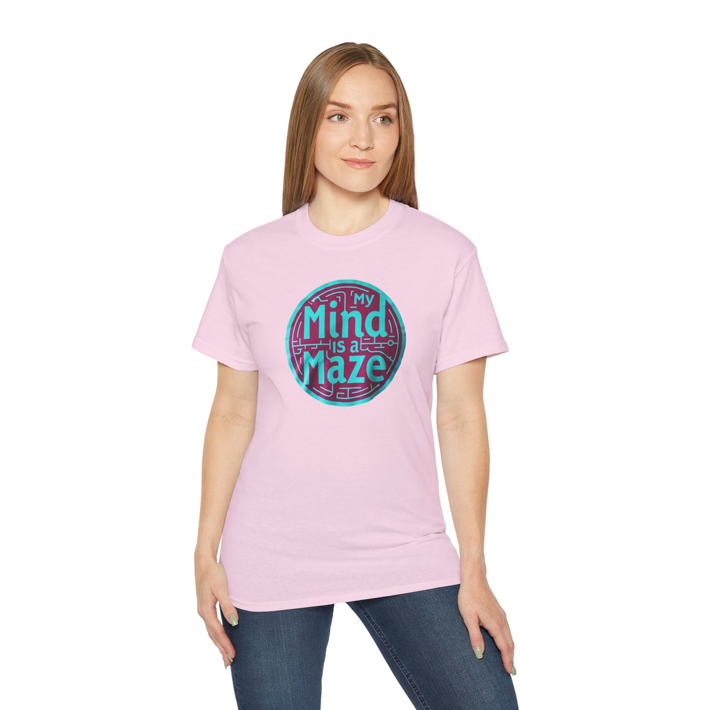Mind is a Maze Unisex Ultra Cotton Tee - Creative and Thoughtful Shirt