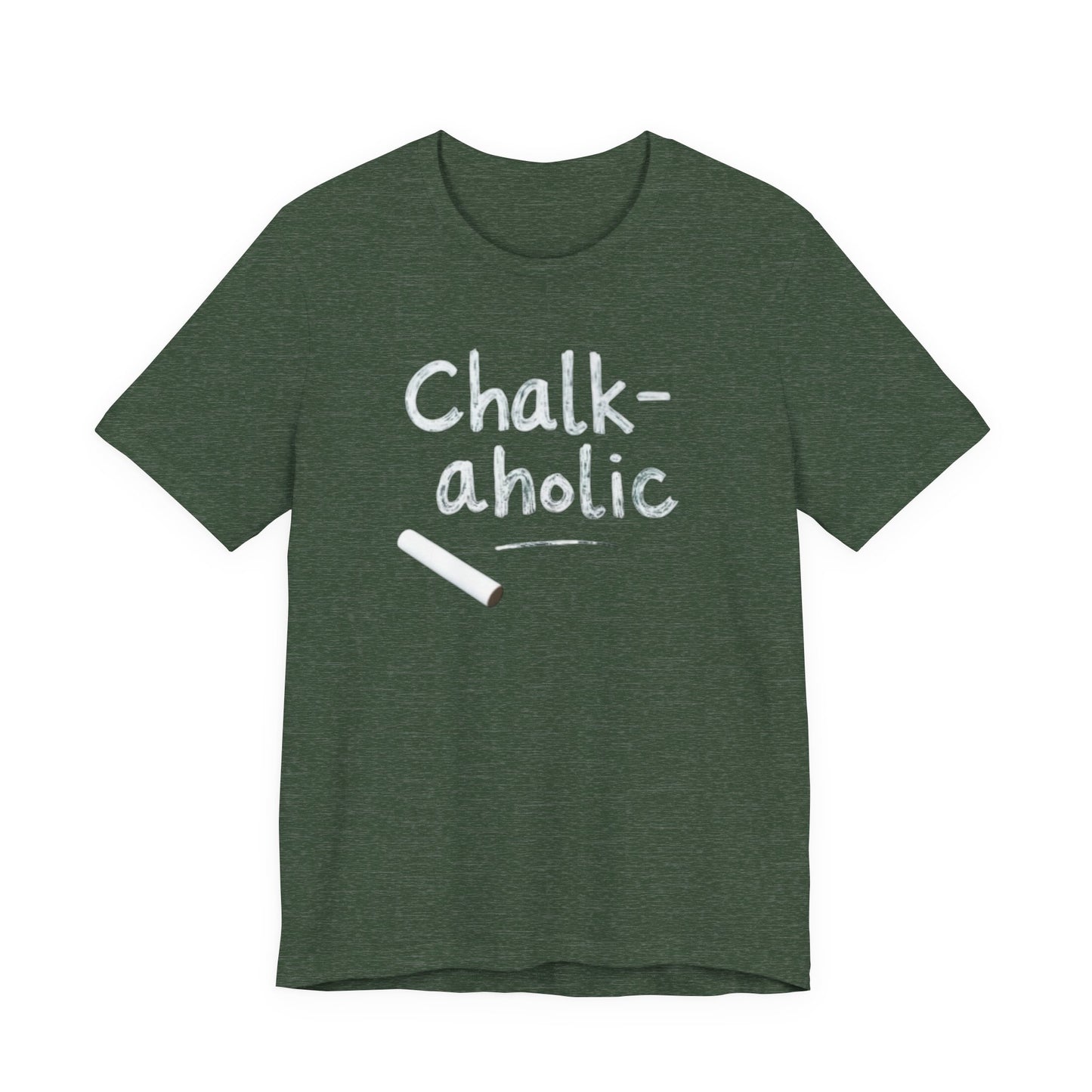 Chalk-a-holic Unisex T-Shirt, Fun Tee, Gift for Artists, Creative Wear, Casual Style, Perfect for Art Lovers - Psychonaut Swag