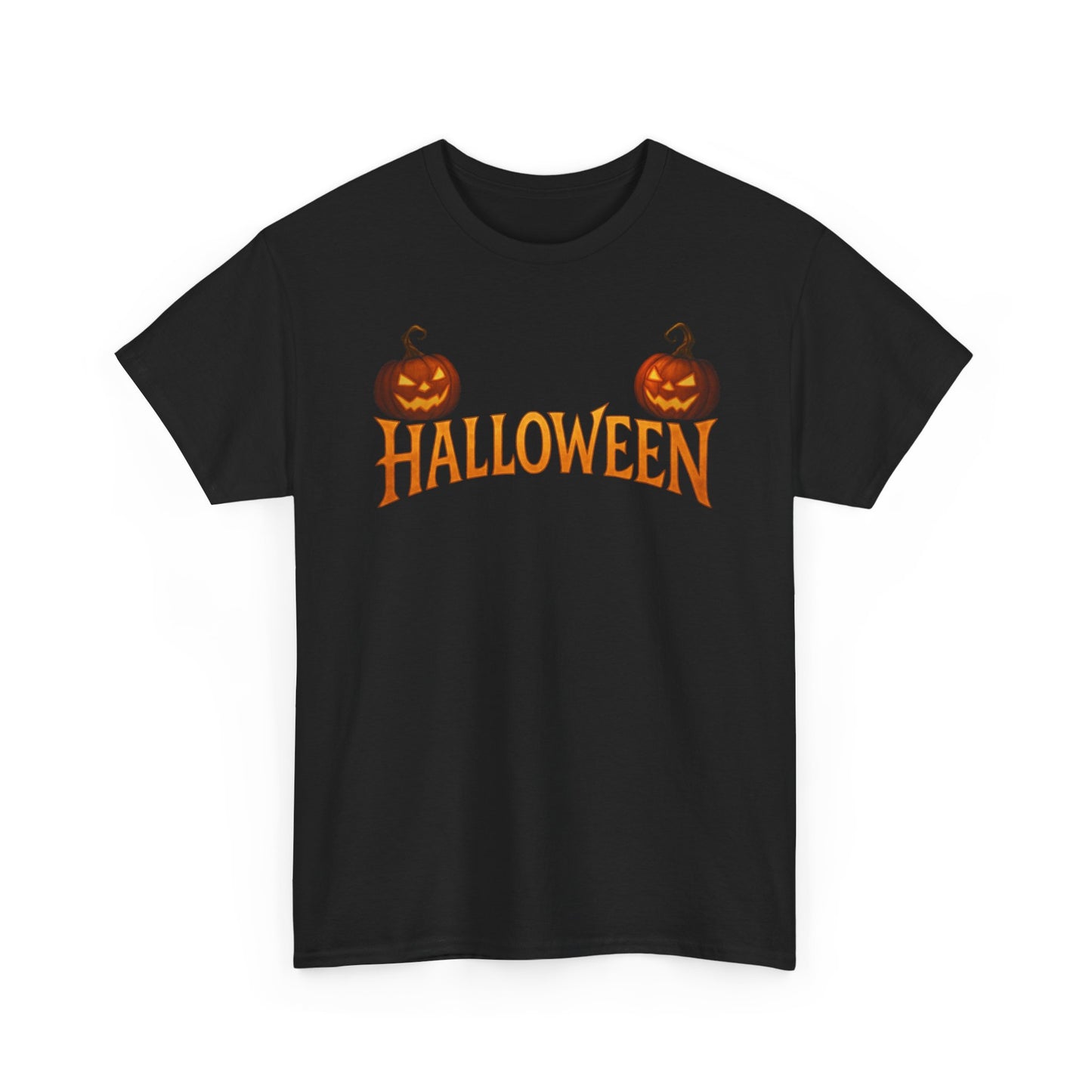 Halloween Pumpkin Graphic Tee, Unisex Cotton T-Shirt, Fall Fashion, Halloween Costume, Trick or Treat Shirt