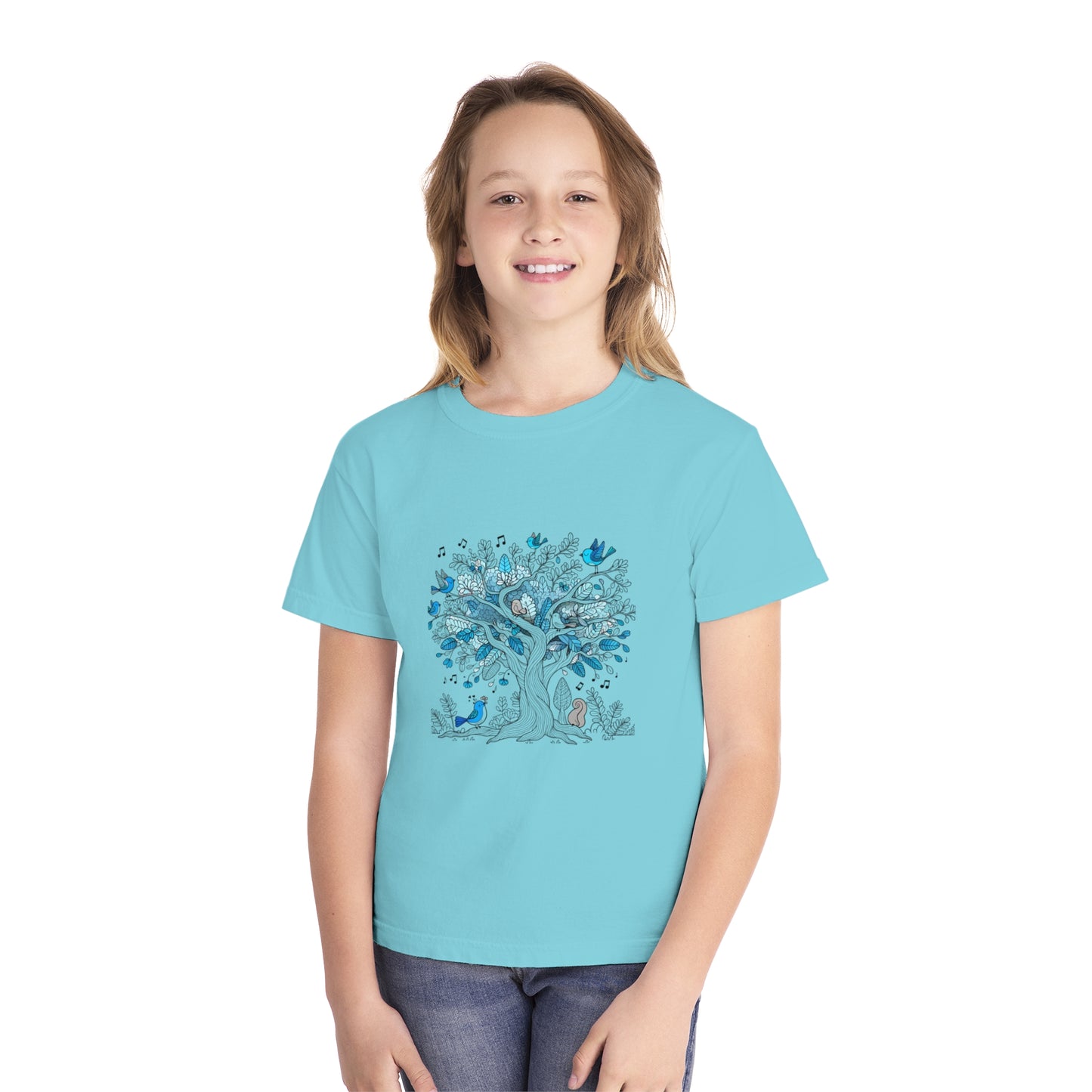Whimsical tree Youth Midweight Tee - Psychonaut Swag
