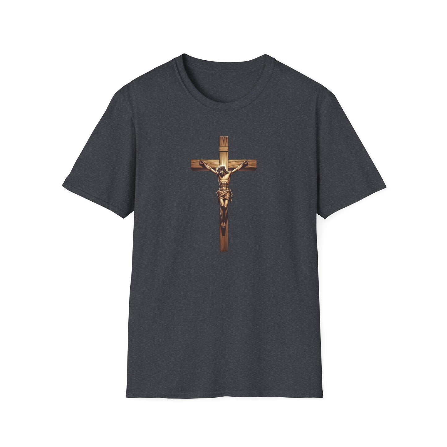 On the Cross, Unisex Softstyle T-Shirt - Psychonaut Swag