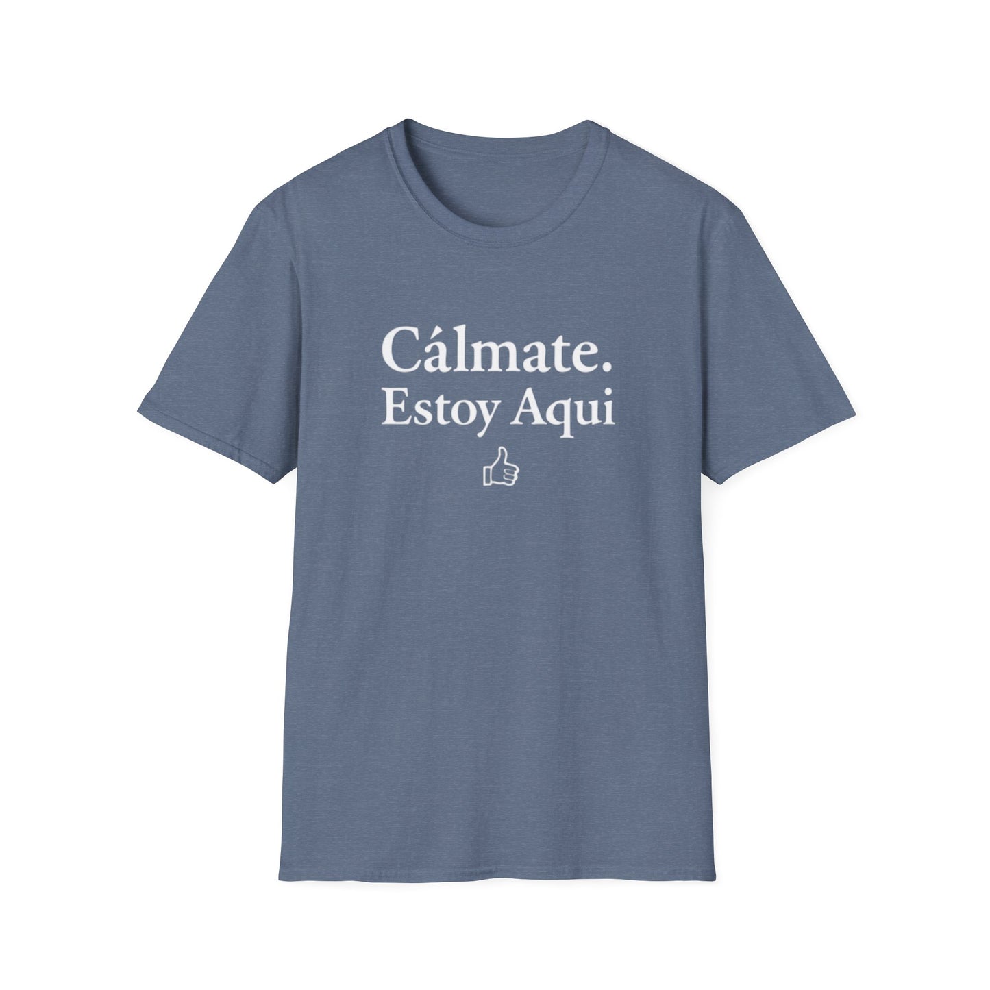 Calm down I’m here, Affirmation Unisex T-Shirt, Relax Shirt, Mindfulness Tee, Casual Wear, Gift for Yoga Lovers, Self-Care Reminder - Psychonaut Swag
