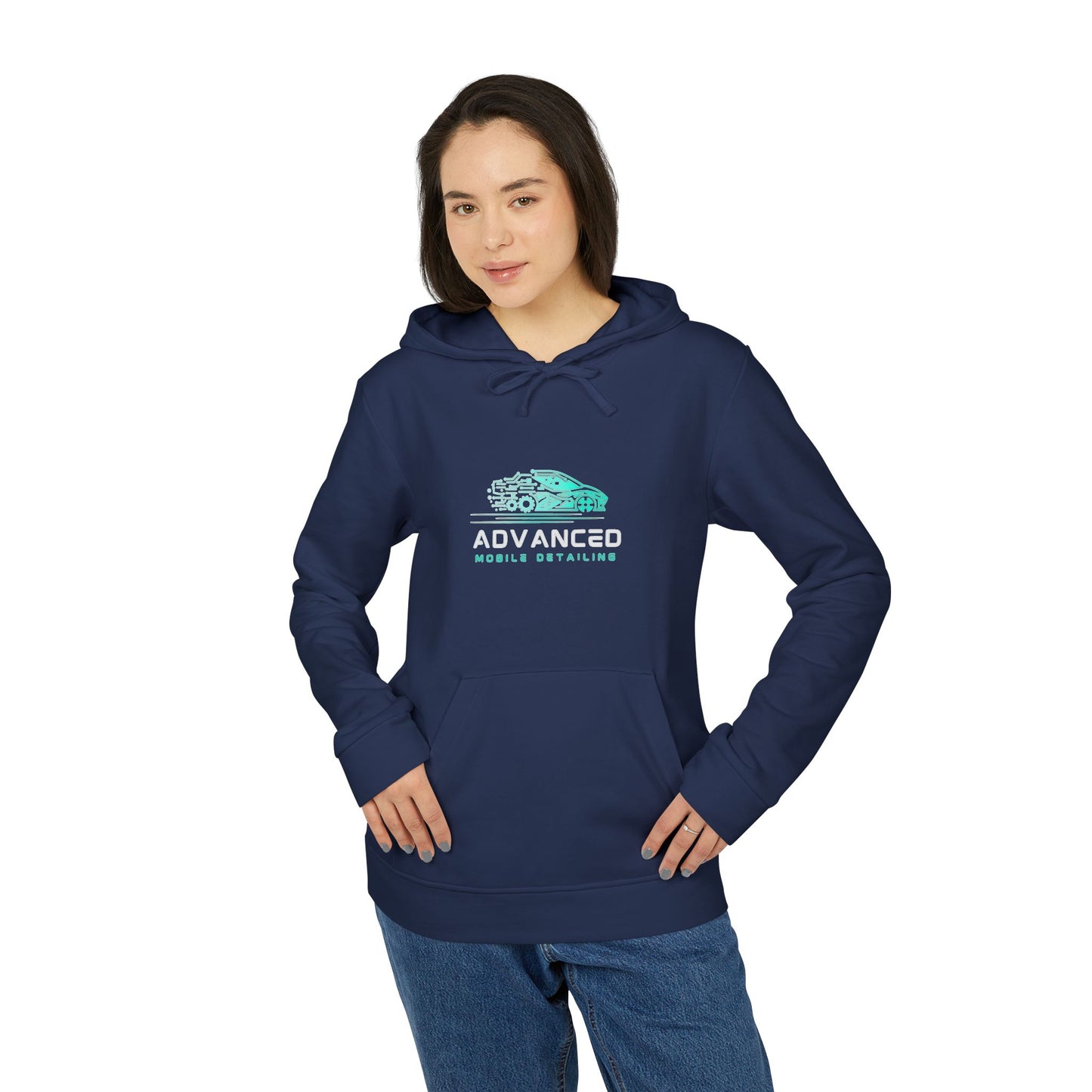 Advanced Mobile, adidas Fleece Hoodie - Casual Comfort, Athleisure, Sportswear, Gift for Him/Her, Perfect for All Seasons
