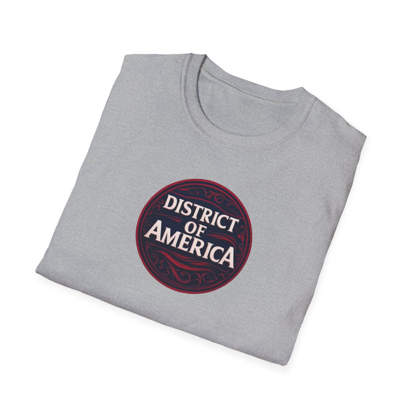 District of America, Washington DA, Unisex Softstyle T-Shirt - Psychonaut Swag